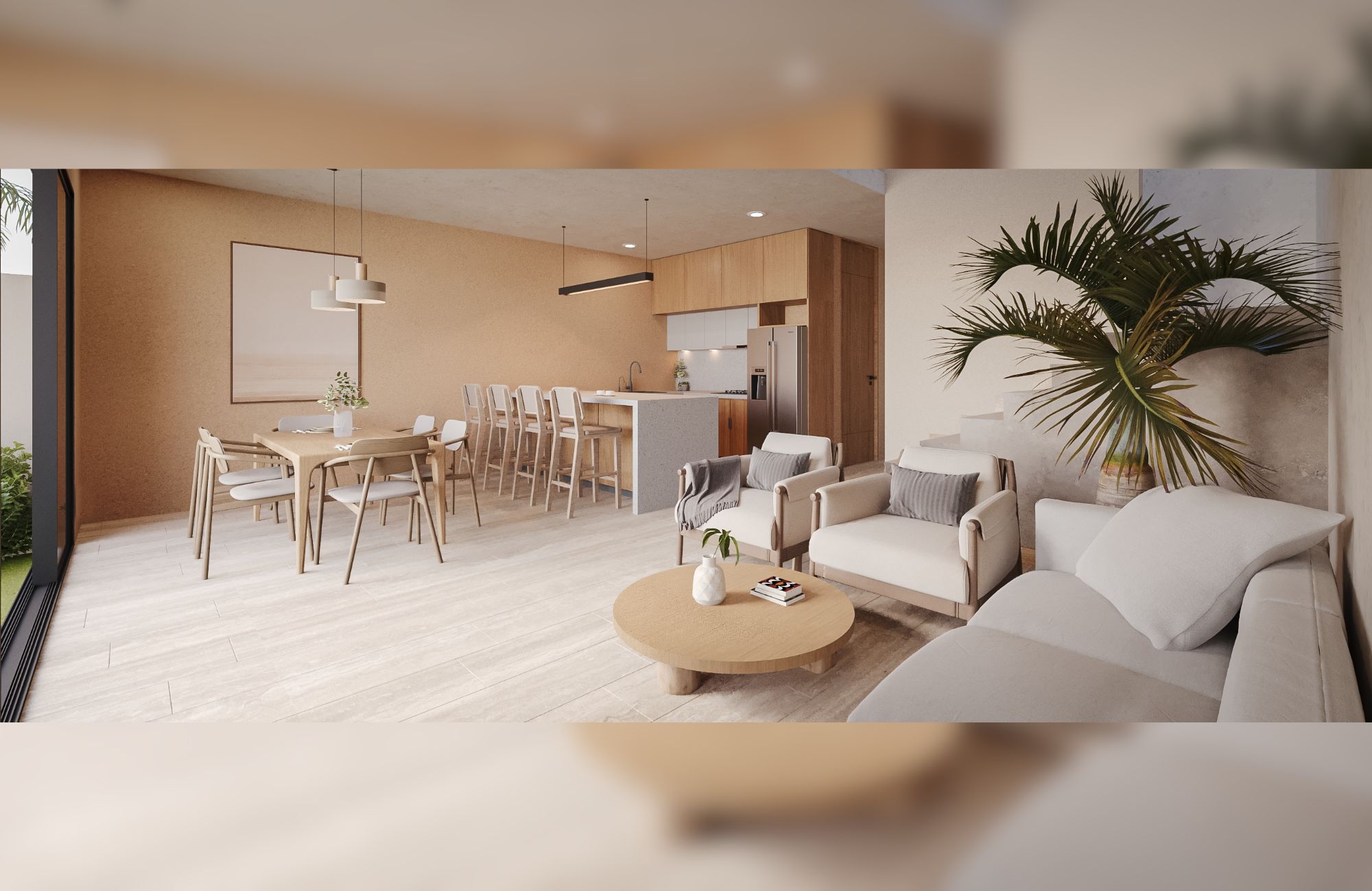 House with anti-hurricane blinds and solar panels, for sale, Allegranza, Playa del Carmen