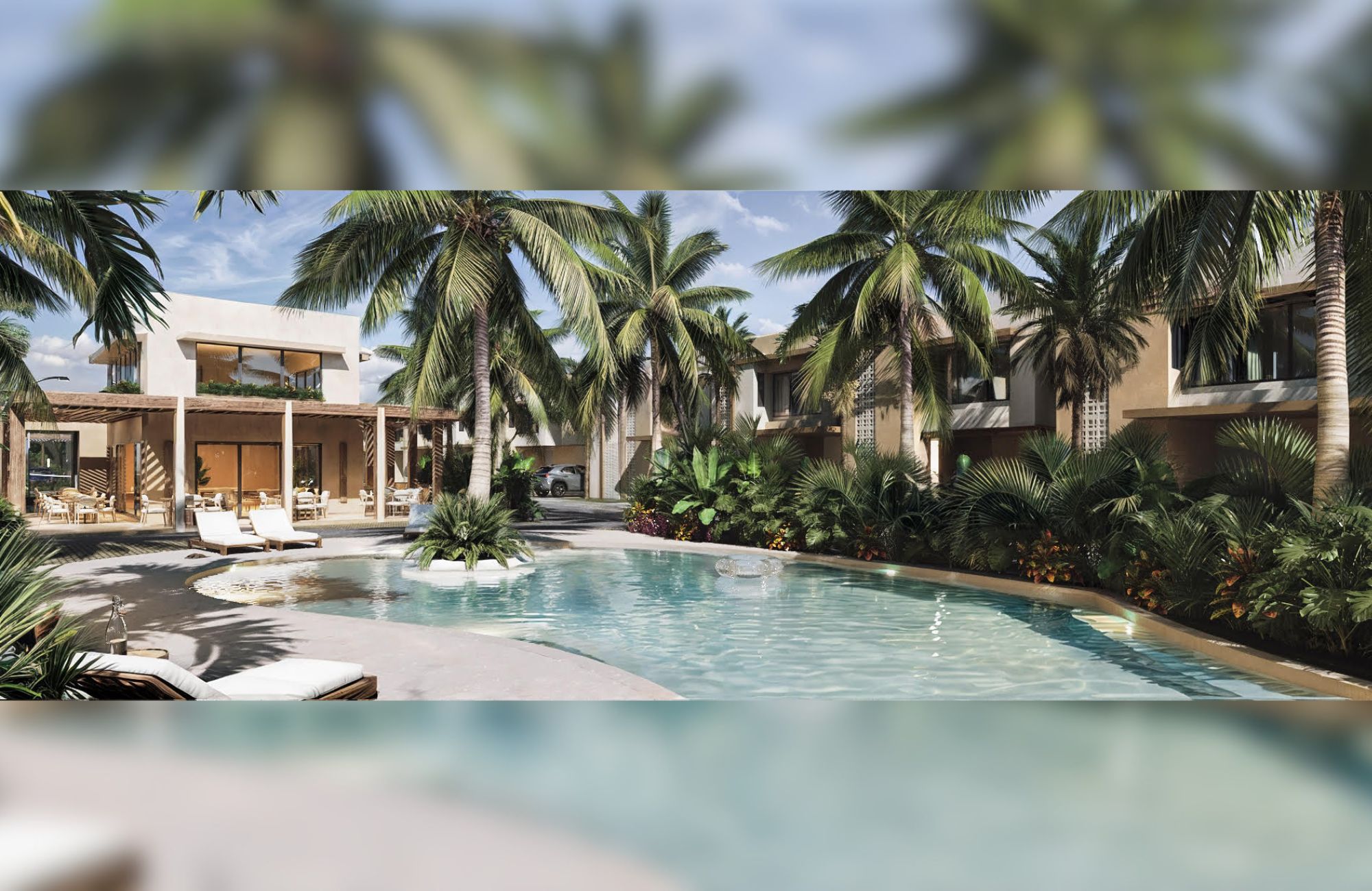 House with anti-hurricane blinds and solar panels, for sale, Allegranza, Playa del Carmen