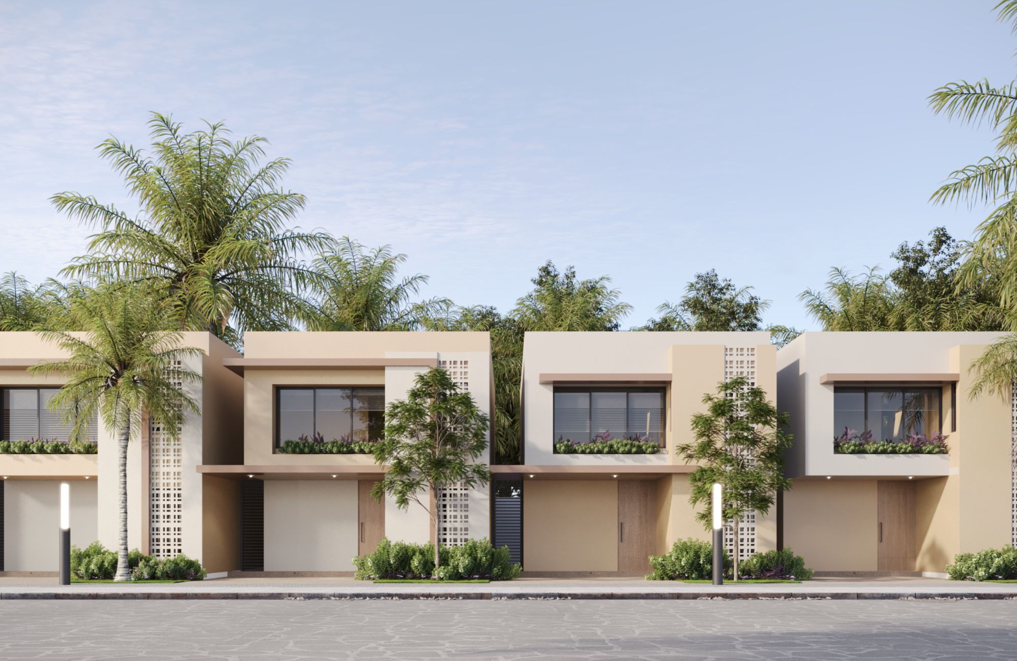 House with anti-hurricane blinds and solar panels, for sale, Allegranza, Playa del Carmen