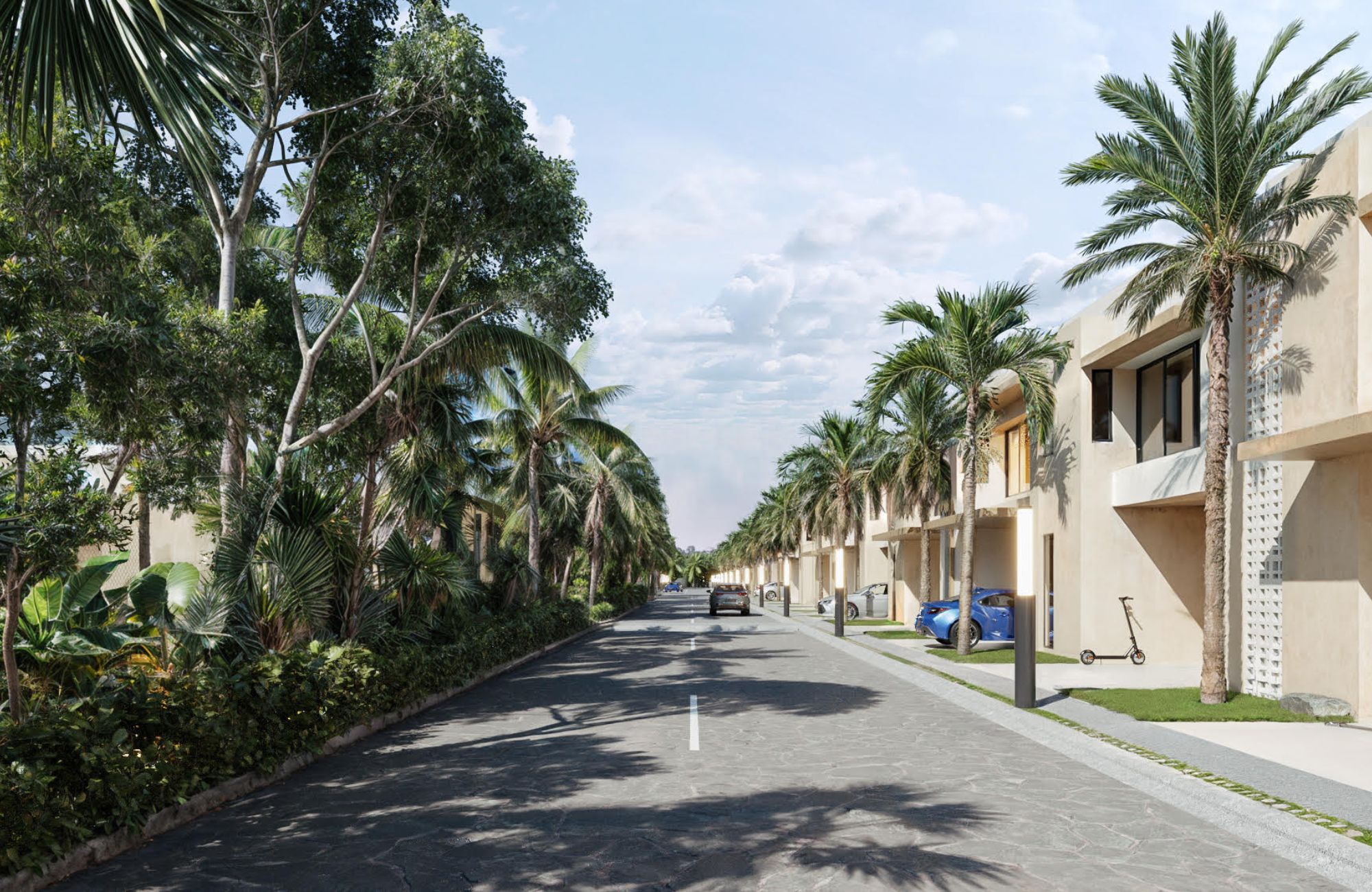 House with anti-hurricane blinds and solar panels, for sale, Allegranza, Playa del Carmen