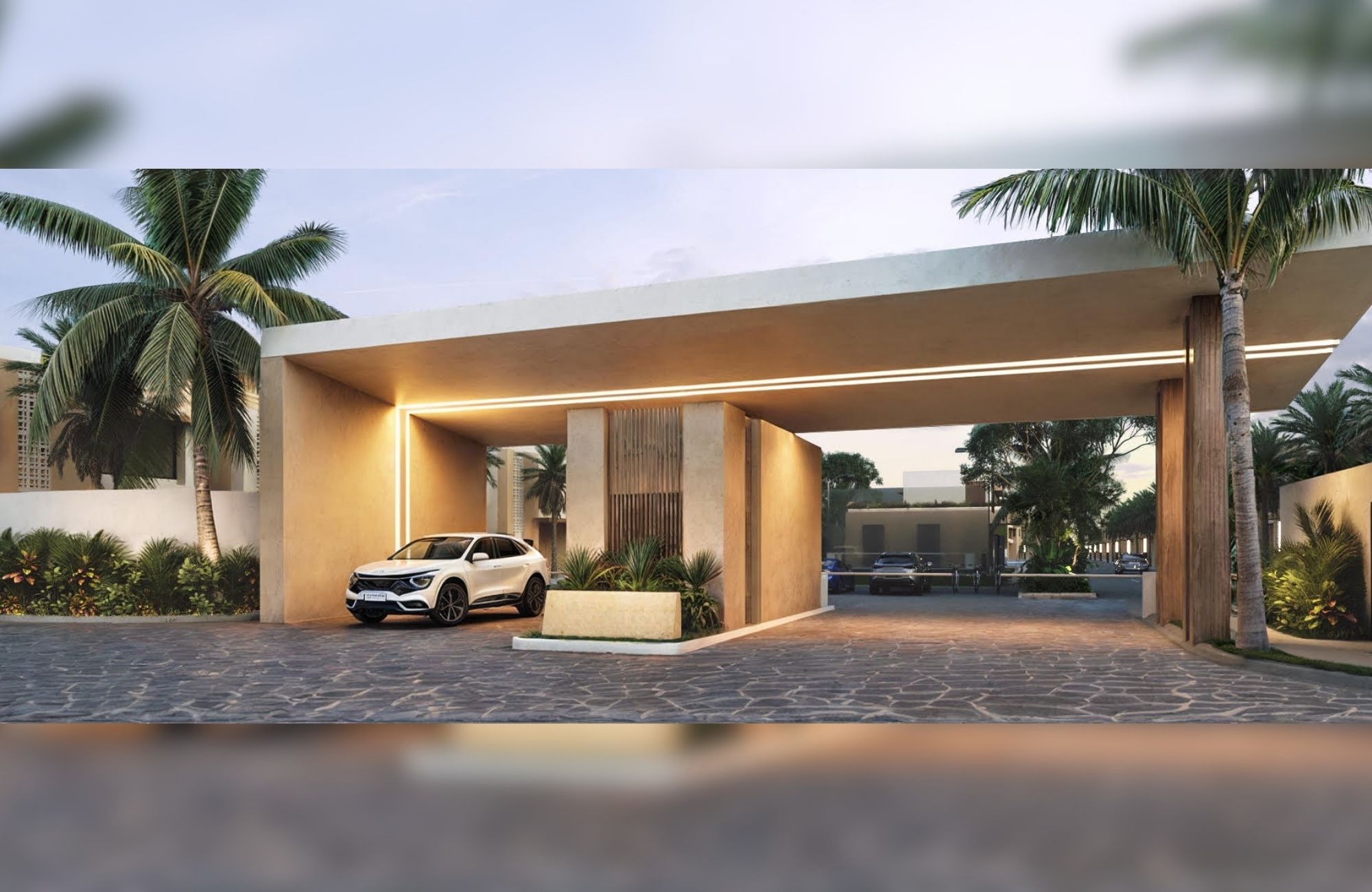 House with anti-hurricane blinds and solar panels, for sale, Allegranza, Playa del Carmen