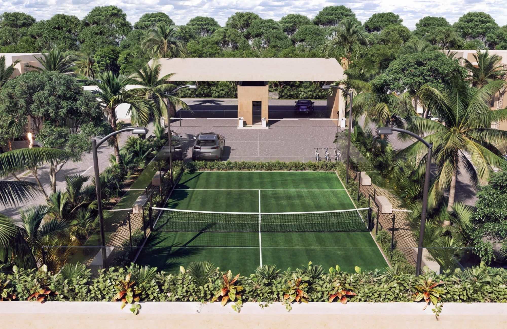 House with anti-hurricane blinds and solar panels, for sale, Allegranza, Playa del Carmen