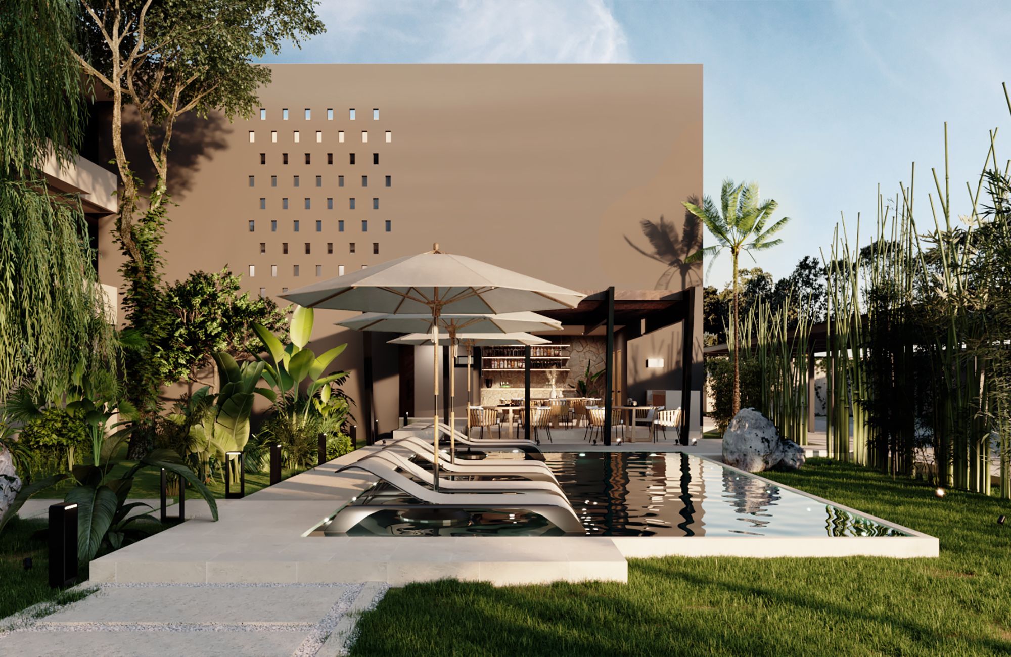 Condo with rooftop pool for Sale, Pionera Conkal, M&eacute;rida