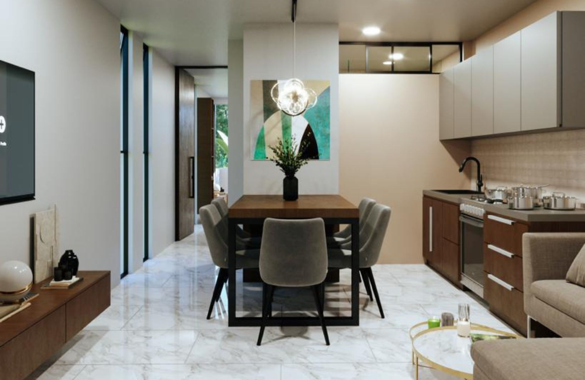 Condo with rooftop pool for Sale, Pionera Conkal, M&eacute;rida