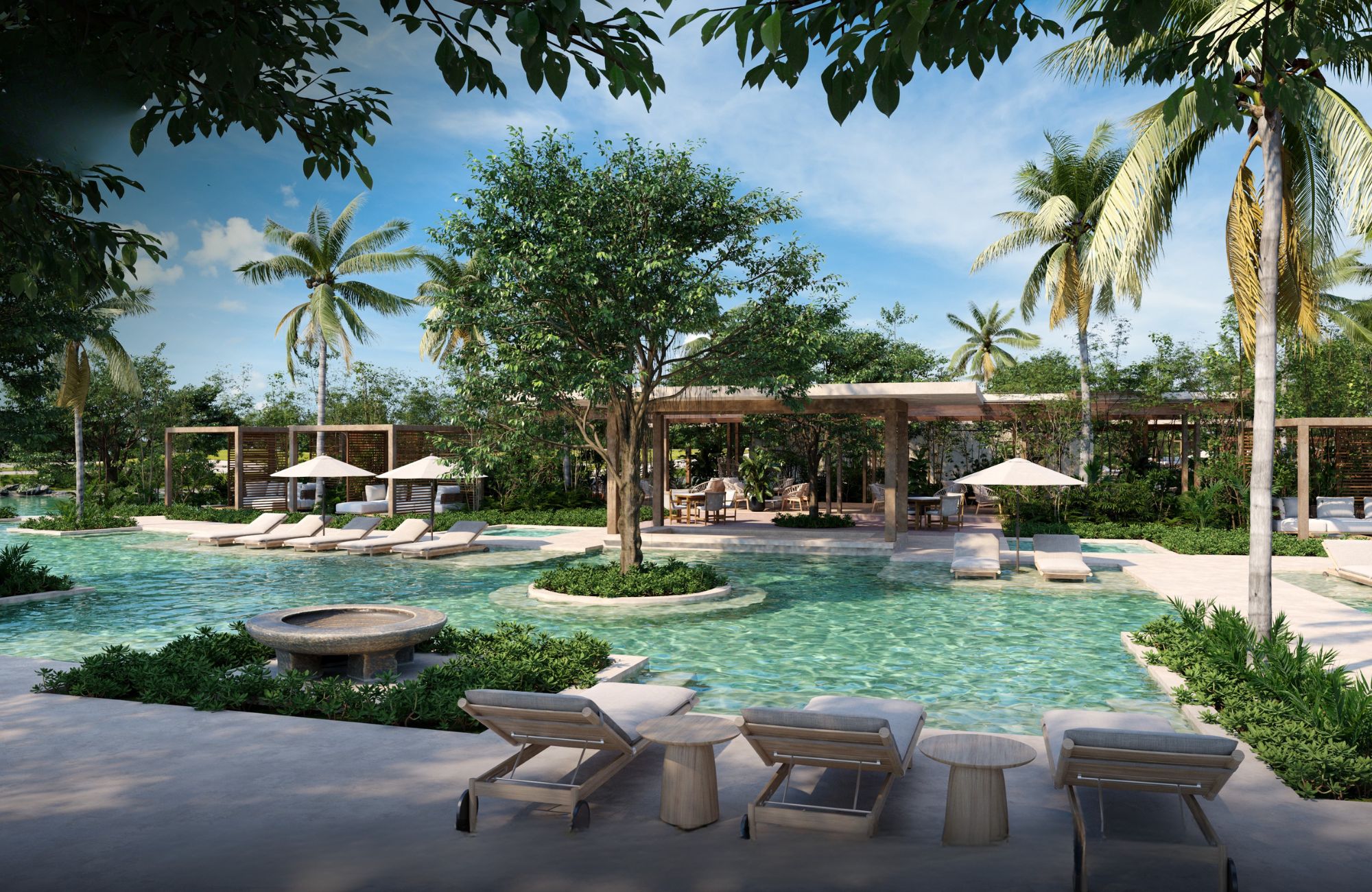 Apartment with Private Terrace, Bar, Pool and Jacuzzi, Downtown, for sale, Playa del Carmen.