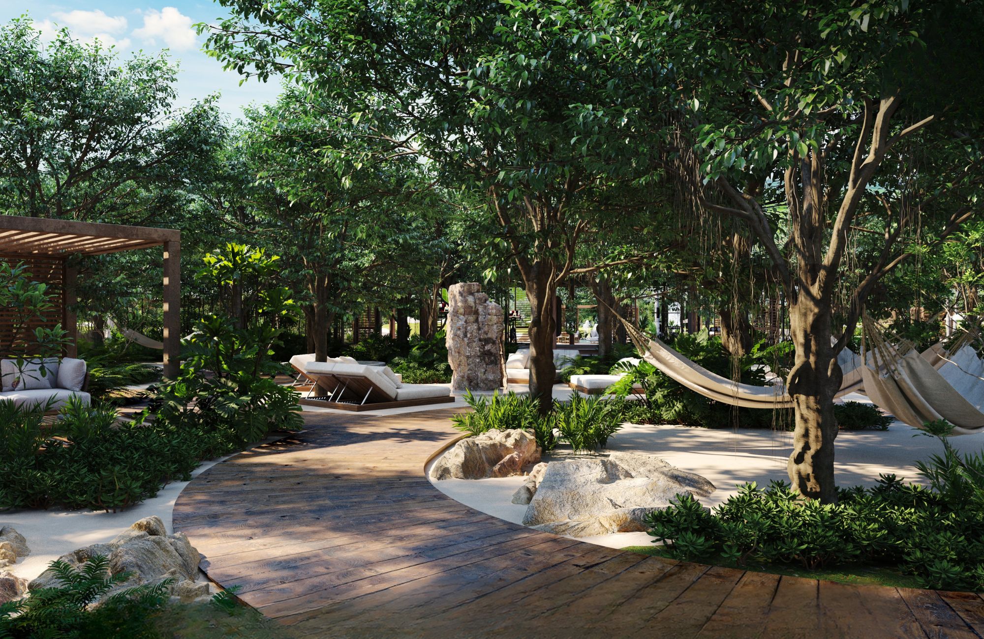 Apartment with Private Terrace, Bar, Pool and Jacuzzi, Downtown, for sale, Playa del Carmen.