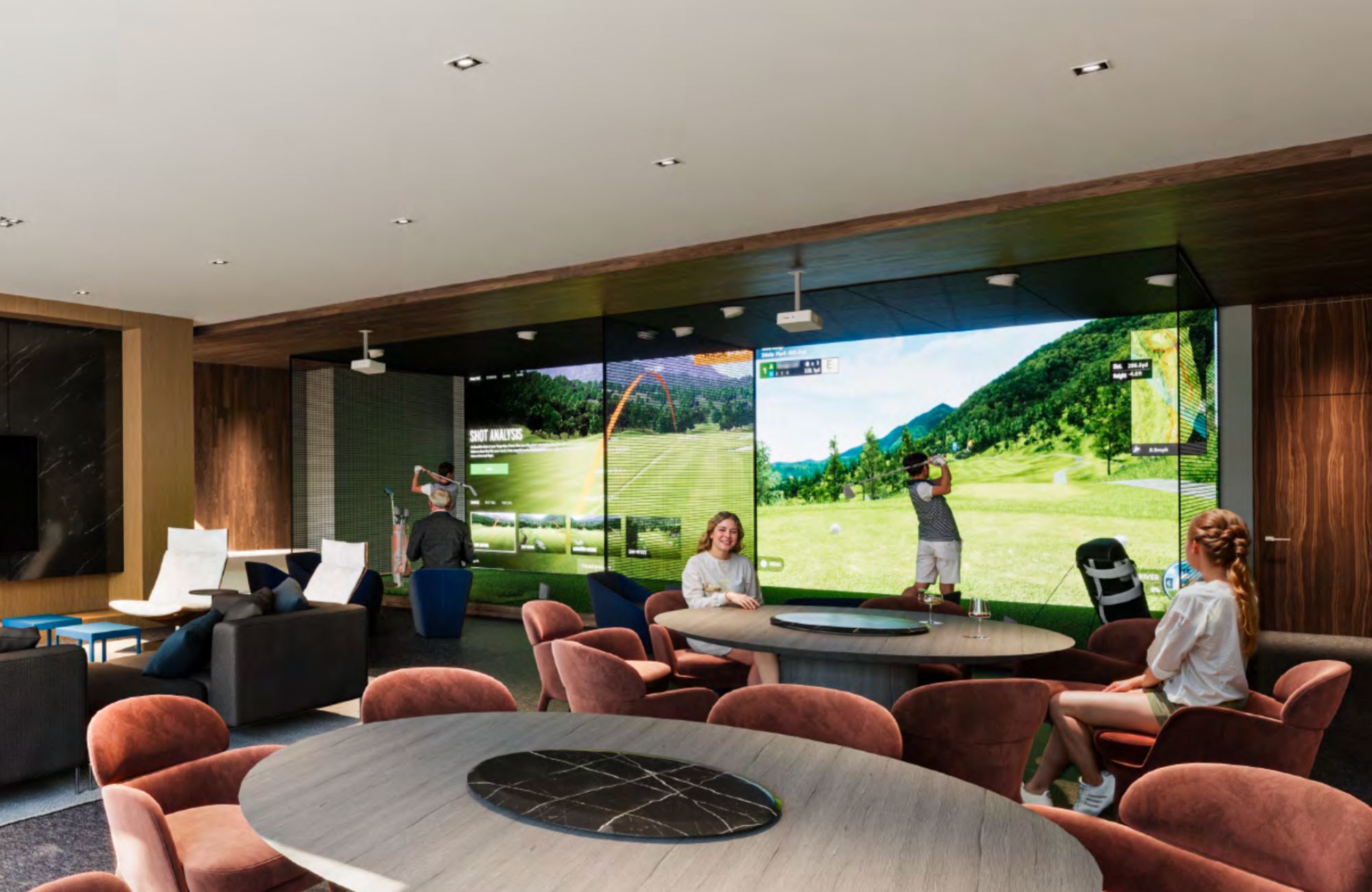 Apartment with golf simulator for sale, San Pedro, Monterrey