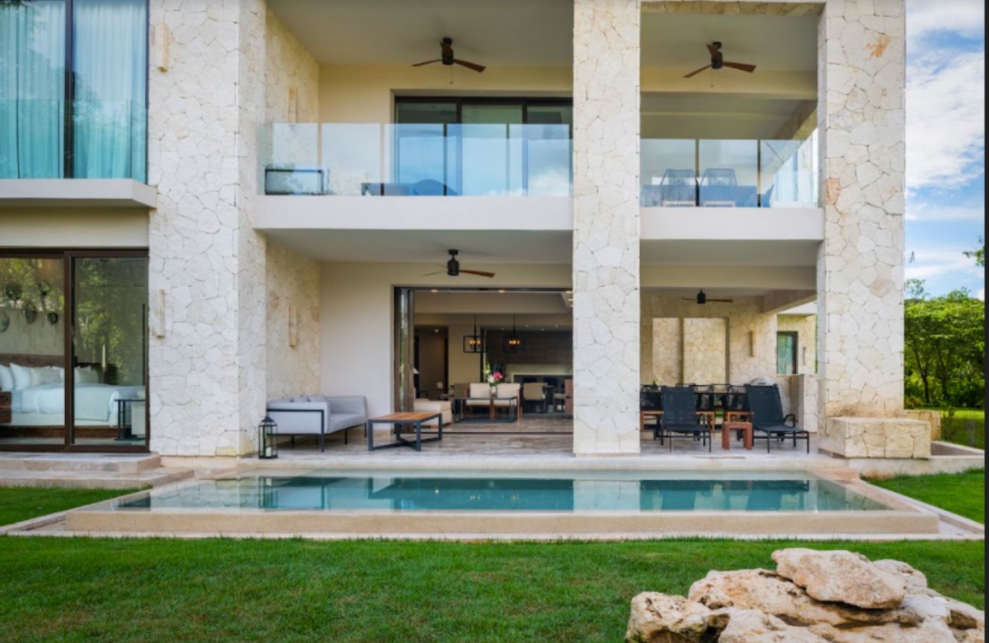 Luxury Oceanview sky villa with pool, for sale, Corasol, Playa del Carmen