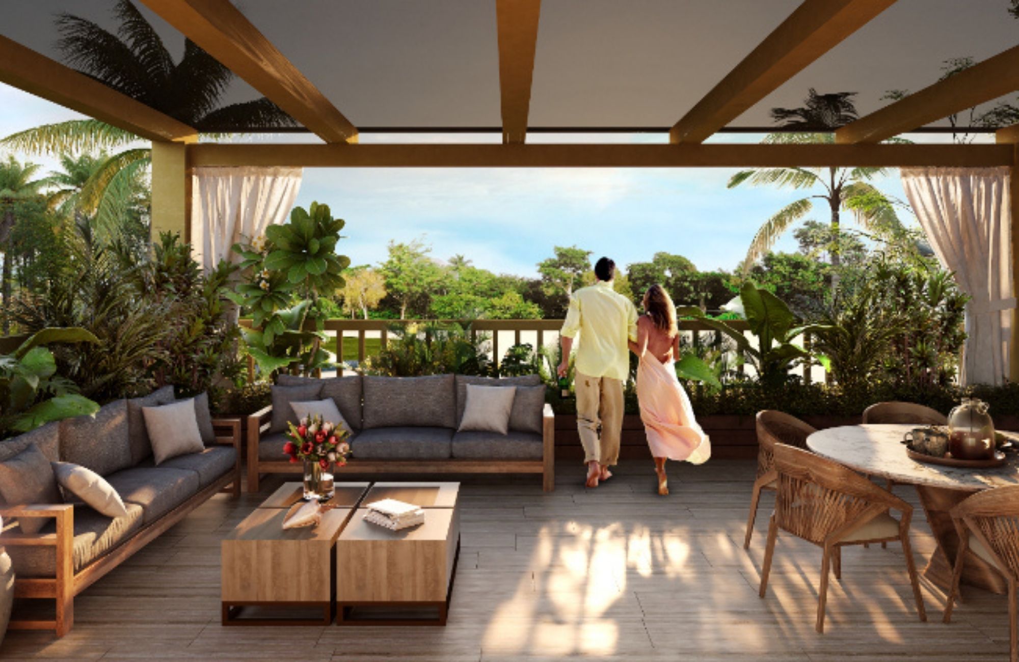 Villa frente al mar con alberca privada, en venta, Telchac, M&eacute;rida