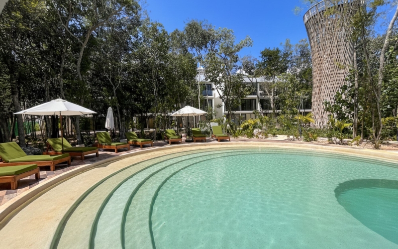 Departamento con terraza privada y jungle view, en venta, Tulum 101, Tulum