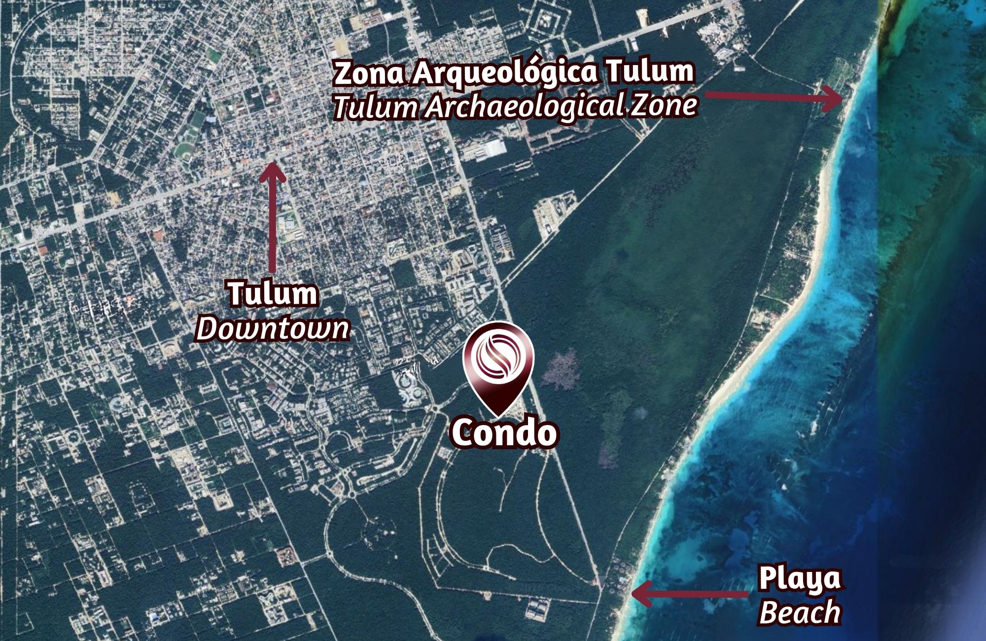 Departamento con jard&iacute;n y alberca privada, gimnasio, restaurante, area de yoga al aire libre, bicicletas, 5 minutos de la playa