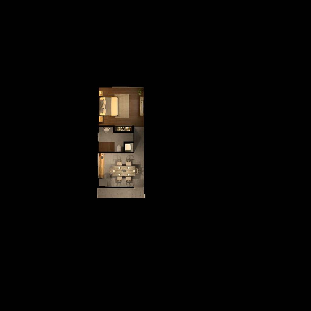 Apartment, with roof top pool, barbecue, gym, fire pit, pre-construction for sale in Aldea Zama, Tulum.