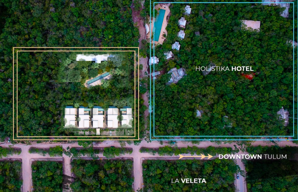 Apartment, with roof top pool, barbecue, gym, fire pit, pre-construction for sale in Aldea Zama, Tulum.