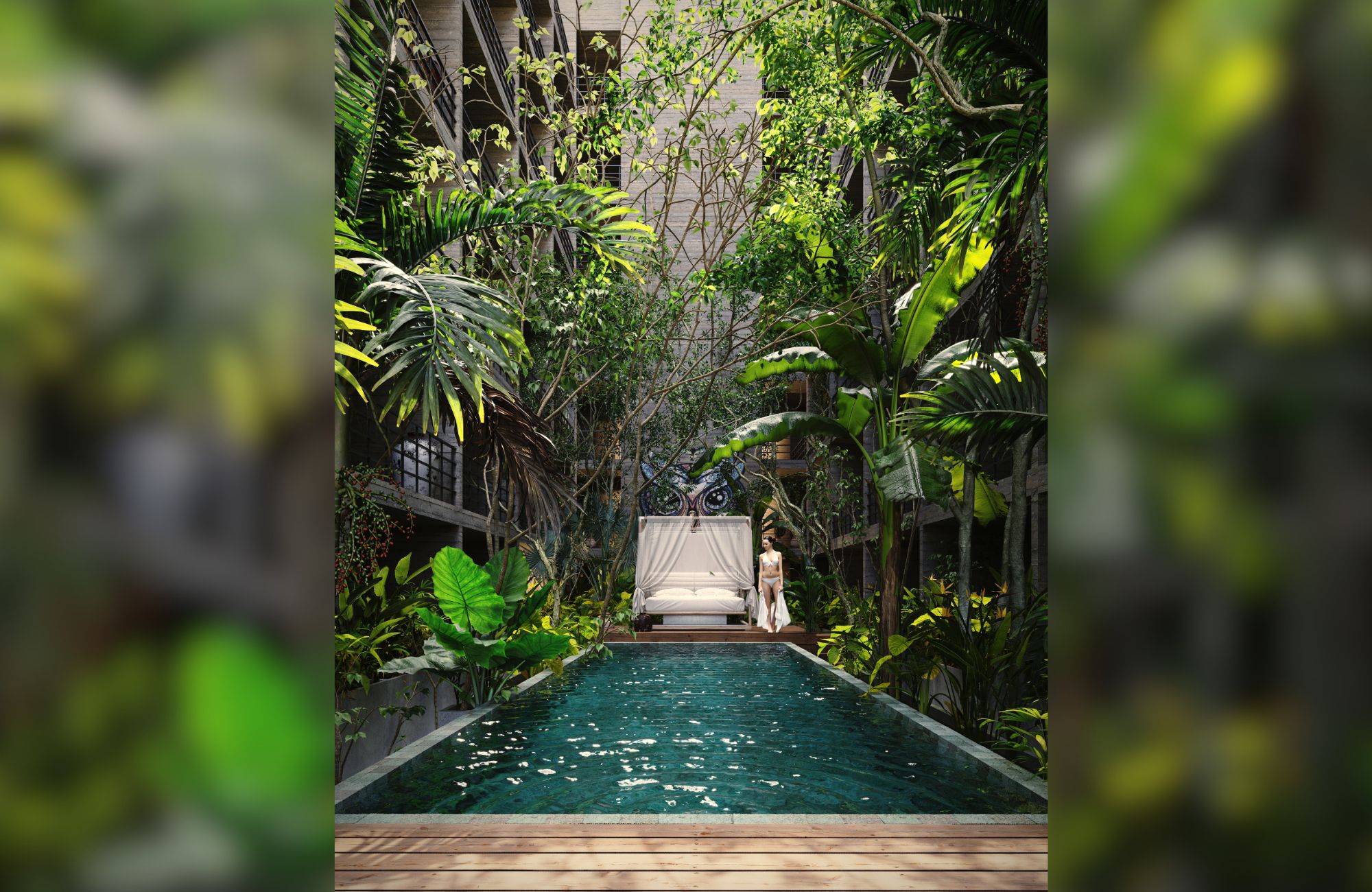 Condo with jacuzzi, ocean view amenities, for sale Downtown, Playa del Carmen