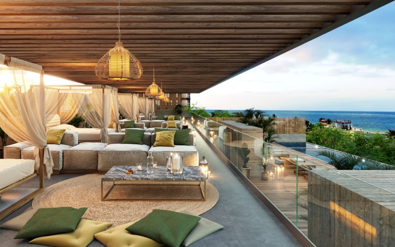 Apartment with lock-off and plunge pool for sale, Downtown, Playa del Carmen.