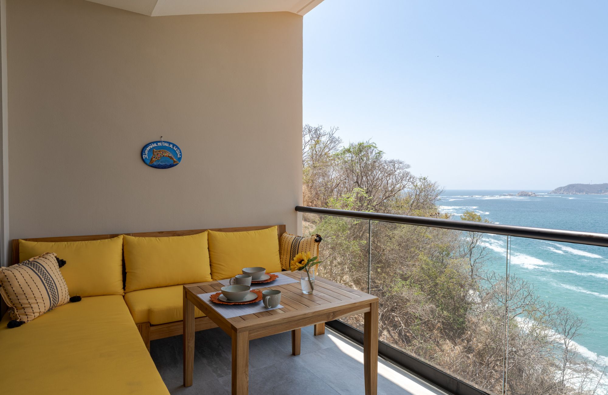 Beach front condominium, beach club with ocean access, spa, gym, yoga, golf and hotel services, pre-construction, for sale Huatulco.