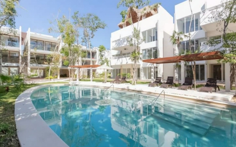 Furnished penthouse with private rooftop for sale, Aldea Zama, Tulum