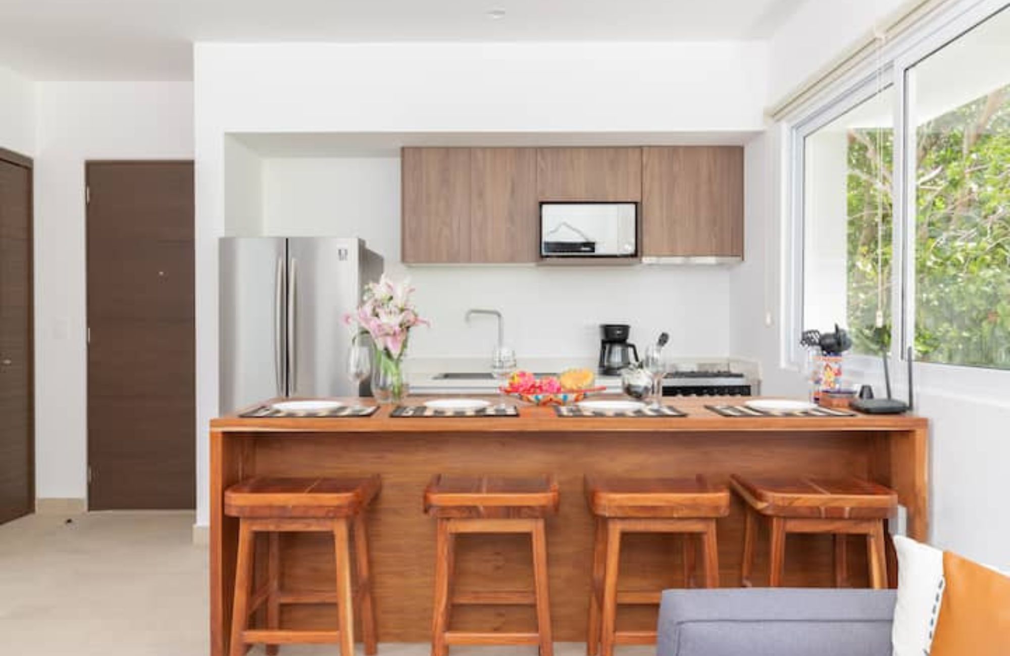 1 bedroom Penthouse with art walk, Boho style commercial area, green areas, 5 star hotel services in Tulum, sale.