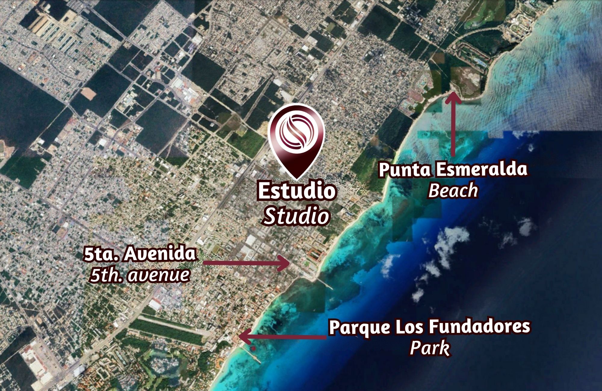 Condo with swimming lane, jacuzzi, spa, coworking, for sale near Fifth Avenue