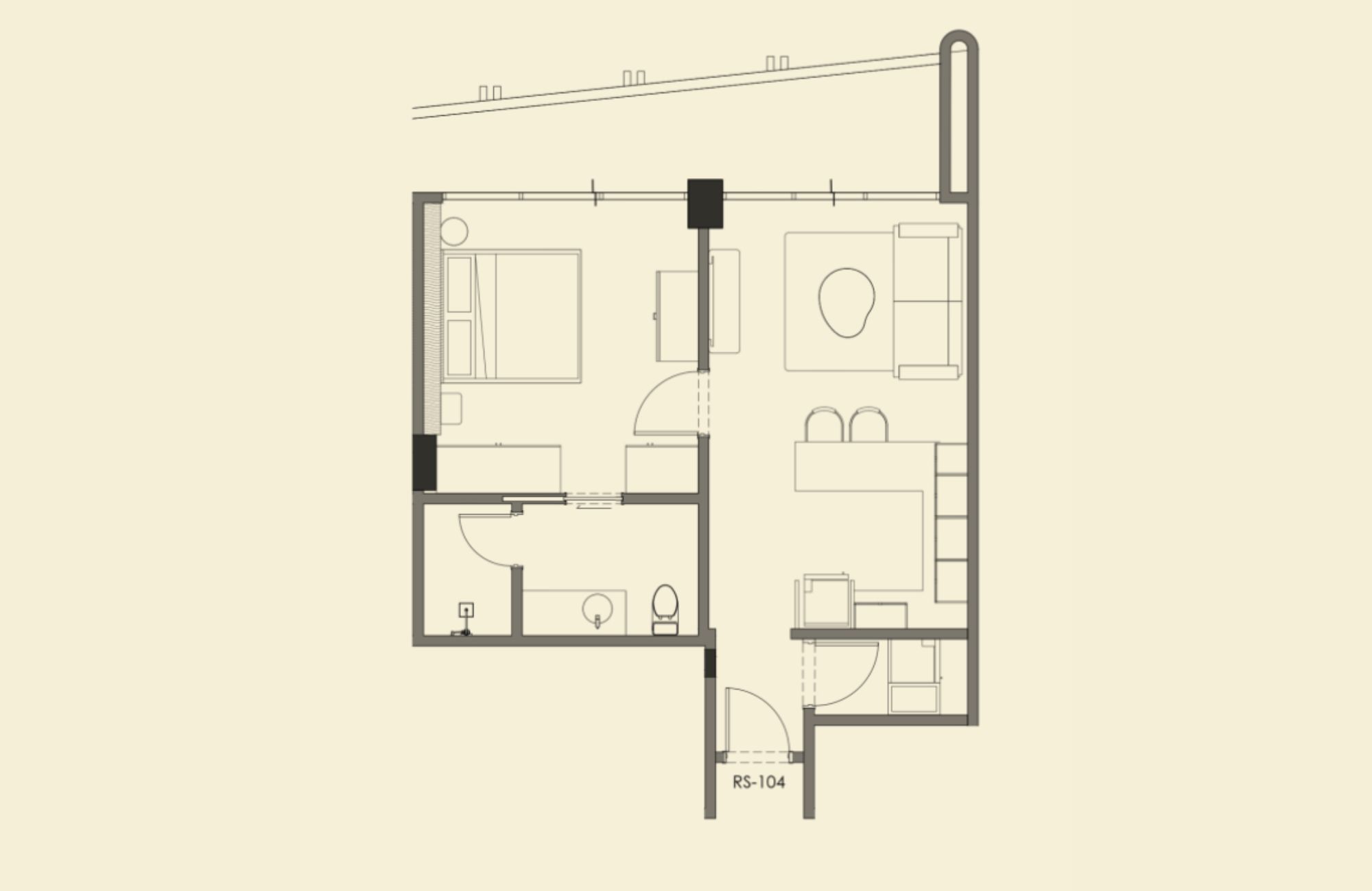 Condominium with private terrace and pool for sale, La Veleta, Tulum.