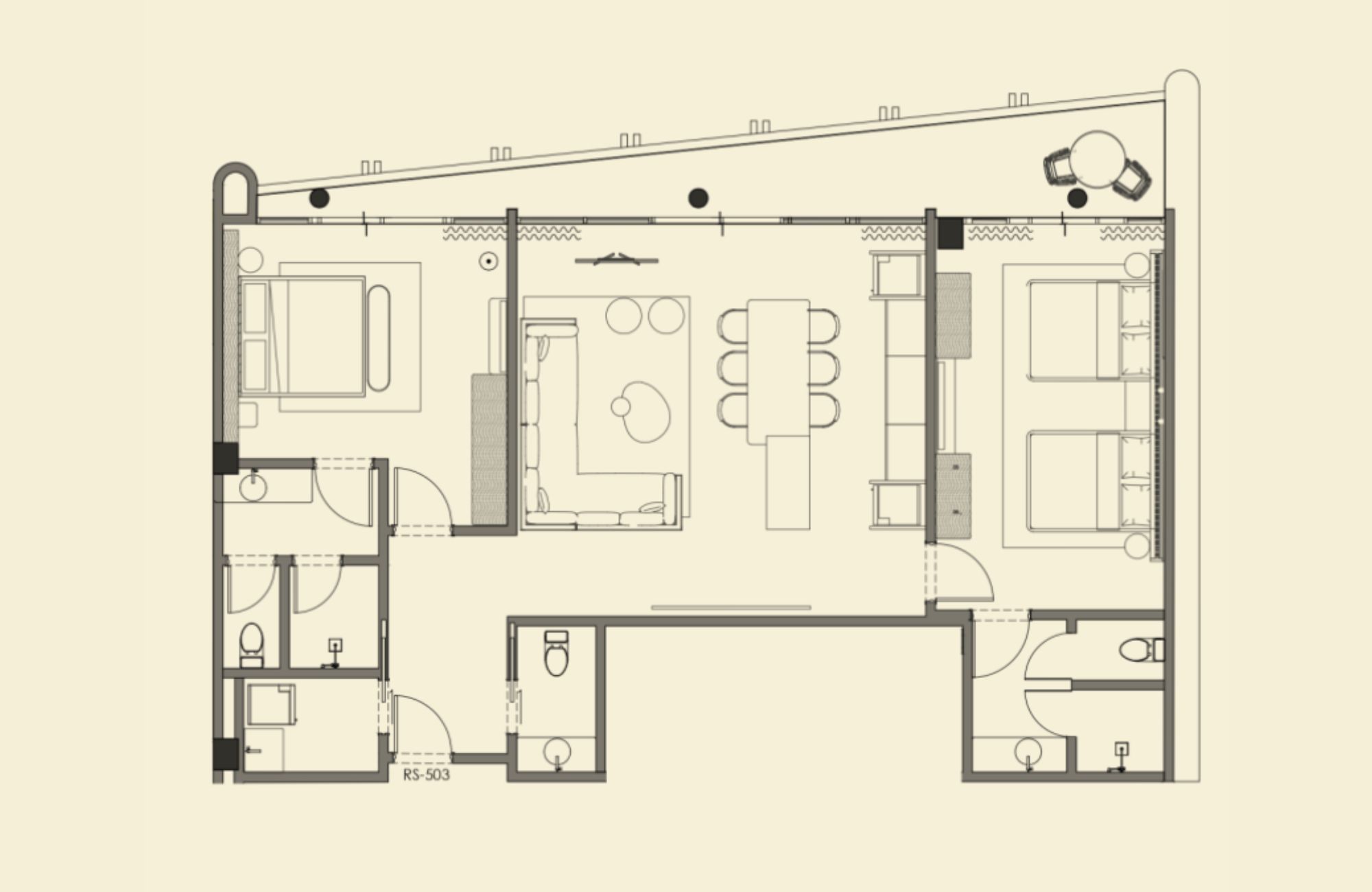 Penthouse con alberca privada, en venta, Riviera Tulum, Tulum