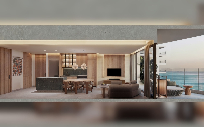 Condo with private terrace in every bedroom, beach cblu, for sale, Tankah, Tulum