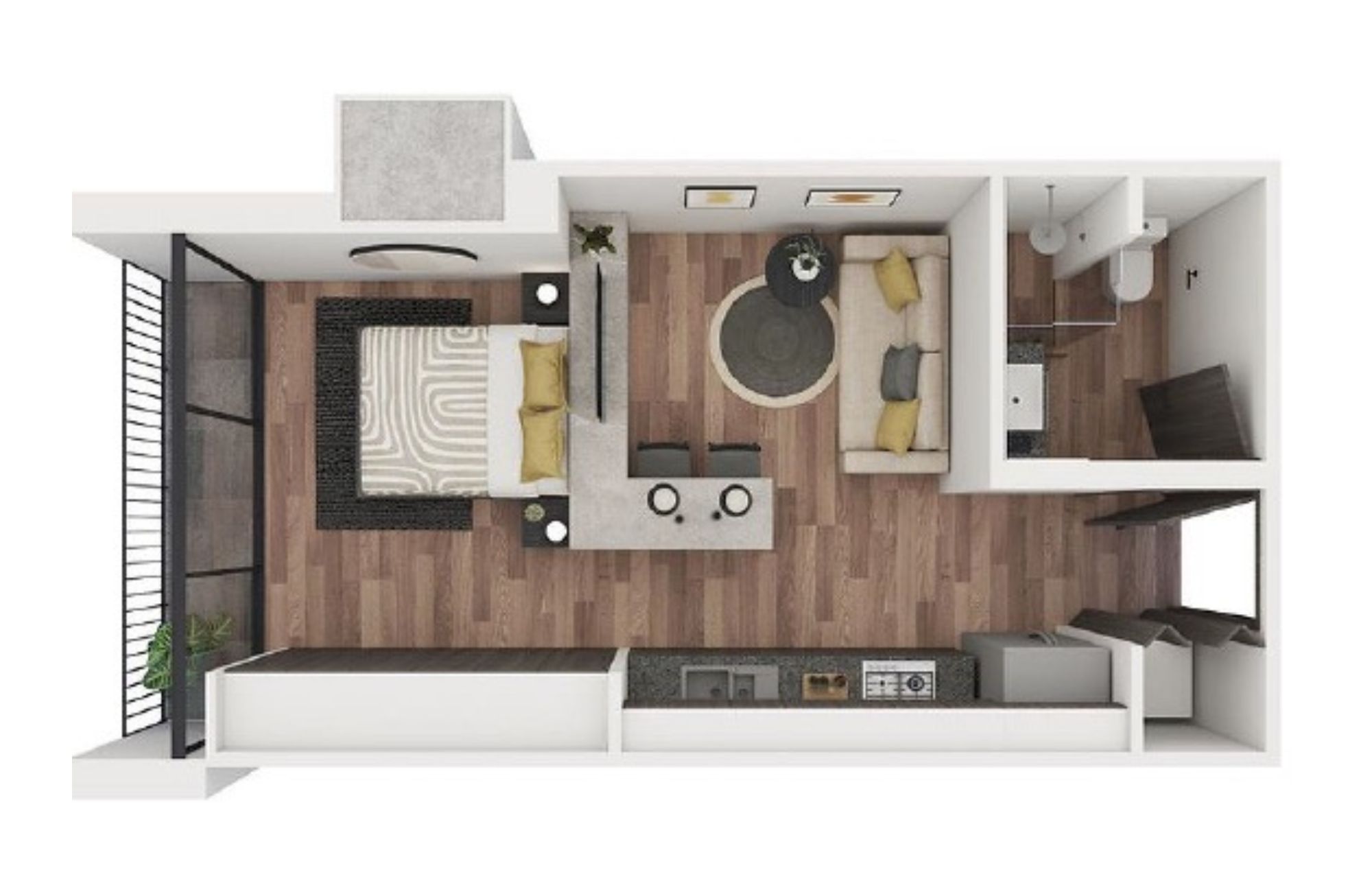 Estudio con spa, gym, pre-construcci&oacute;n en venta, Reforma, Ciudad de M&eacute;xico