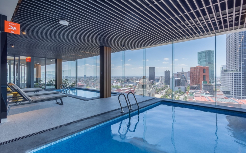 Loft con terraza privada, sauna y cuarto de vapor, en venta, Cuauht&eacute;moc, CDMX