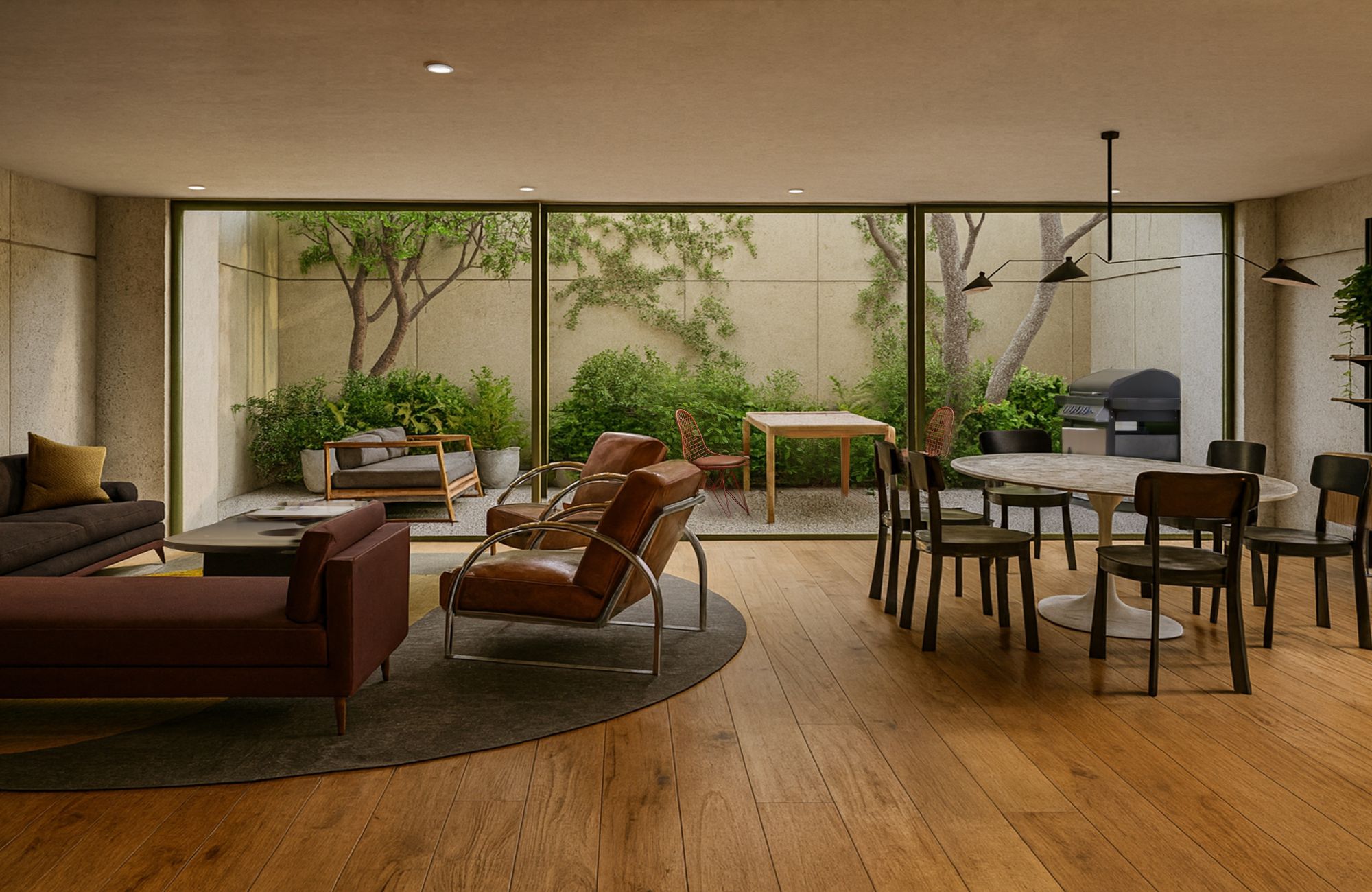 Condominium for sale with floor-to-ceiling windows, Miguel Hidalgo, Mexico City
