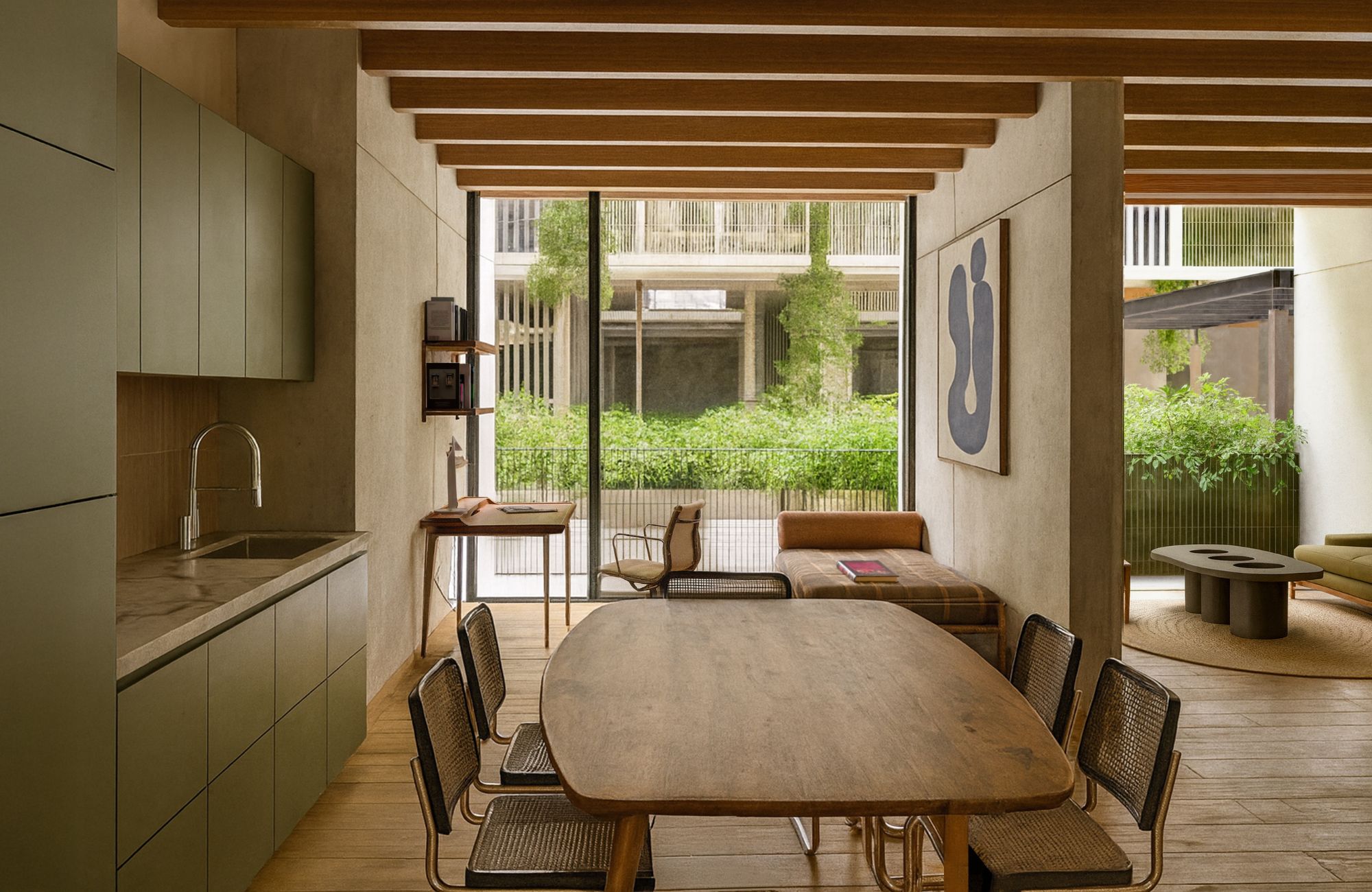 Condominium for sale with floor-to-ceiling windows, Miguel Hidalgo, Mexico City