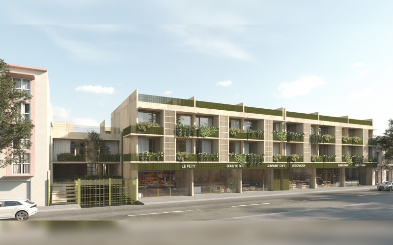 Condo with lock-off system, Garden view, Roof garden and coworking, For sale