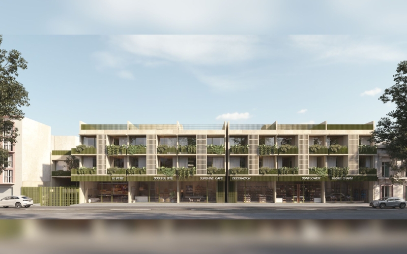 Condo with studio, Garden view, Coworking and roof garden, For sale