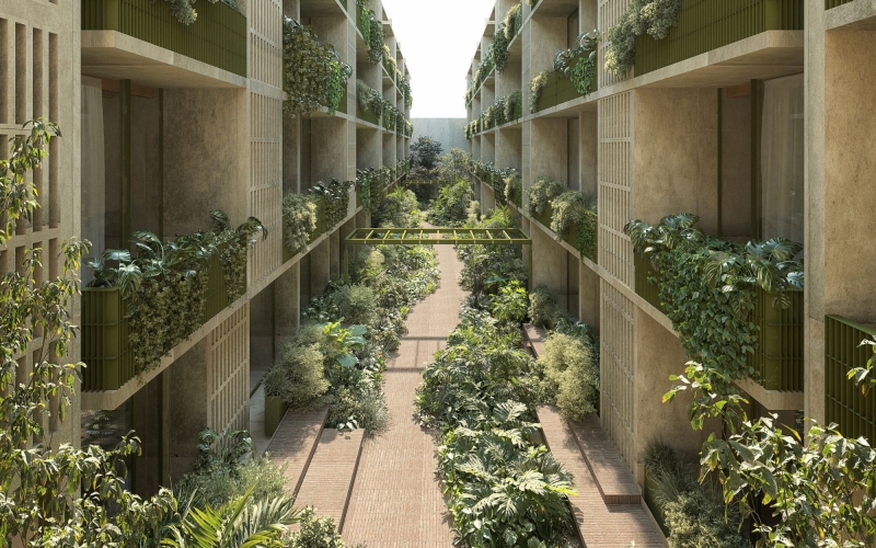 Penthouse con 3 terrazas, Vista al jard&iacute;n, Roof garden y Coworking, En venta