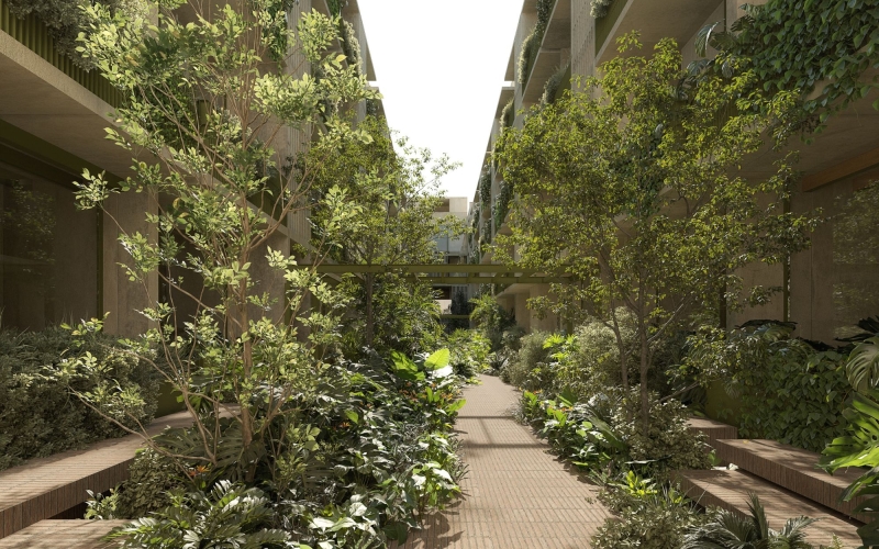 Penthouse con 3 terrazas, equipamiento inteligente, Roof garden y Coworking, En venta