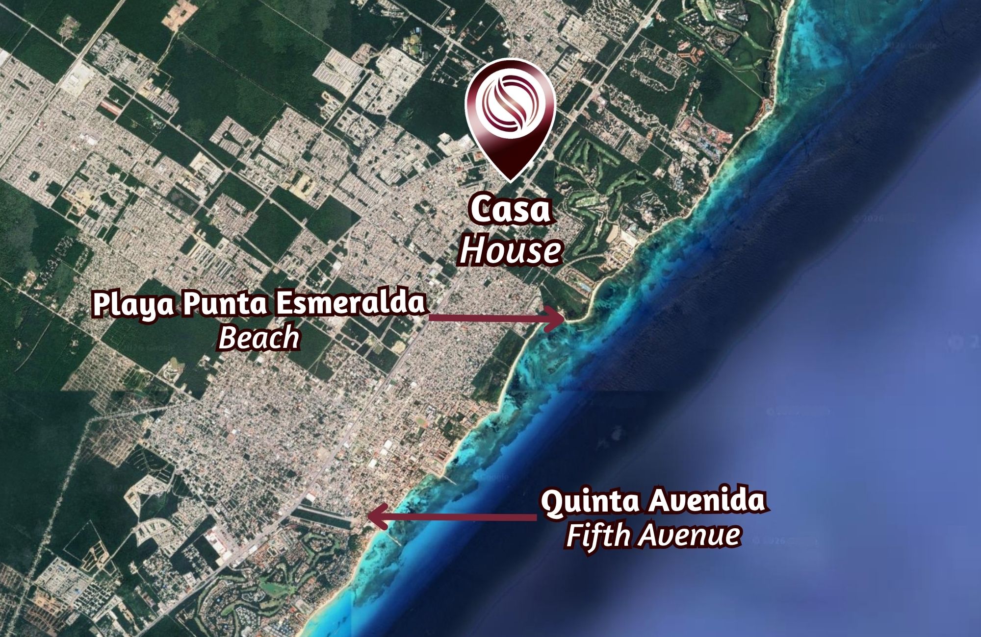 House with balcony, common pool, Pre-Construction, Selvanova, Playa del Carmen