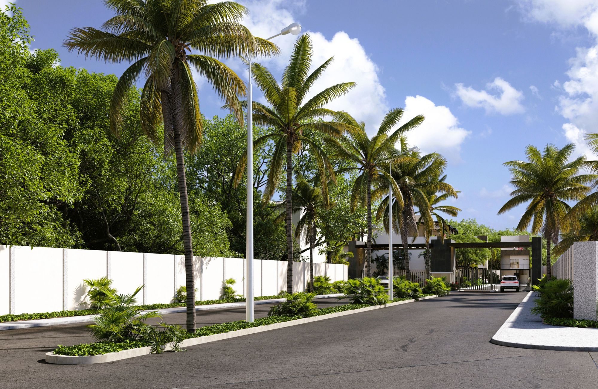 House with balcony, common pool, Pre-Construction, Selvanova, Playa del Carmen