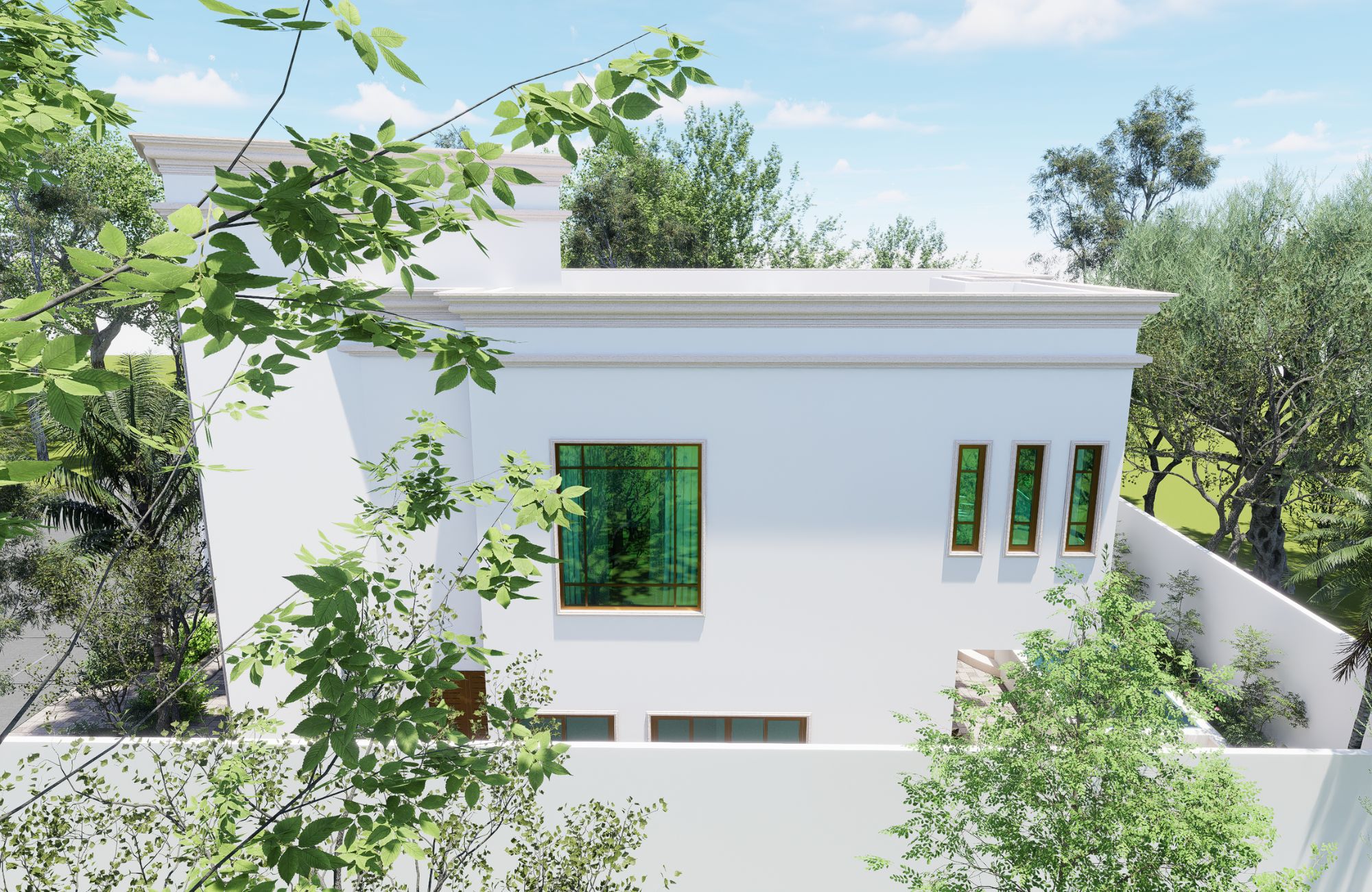 3 bedroom house in Playacar, pool with swimming lane, wading pool, terrace overlooking the pool, for sale, Playa del Carmen.