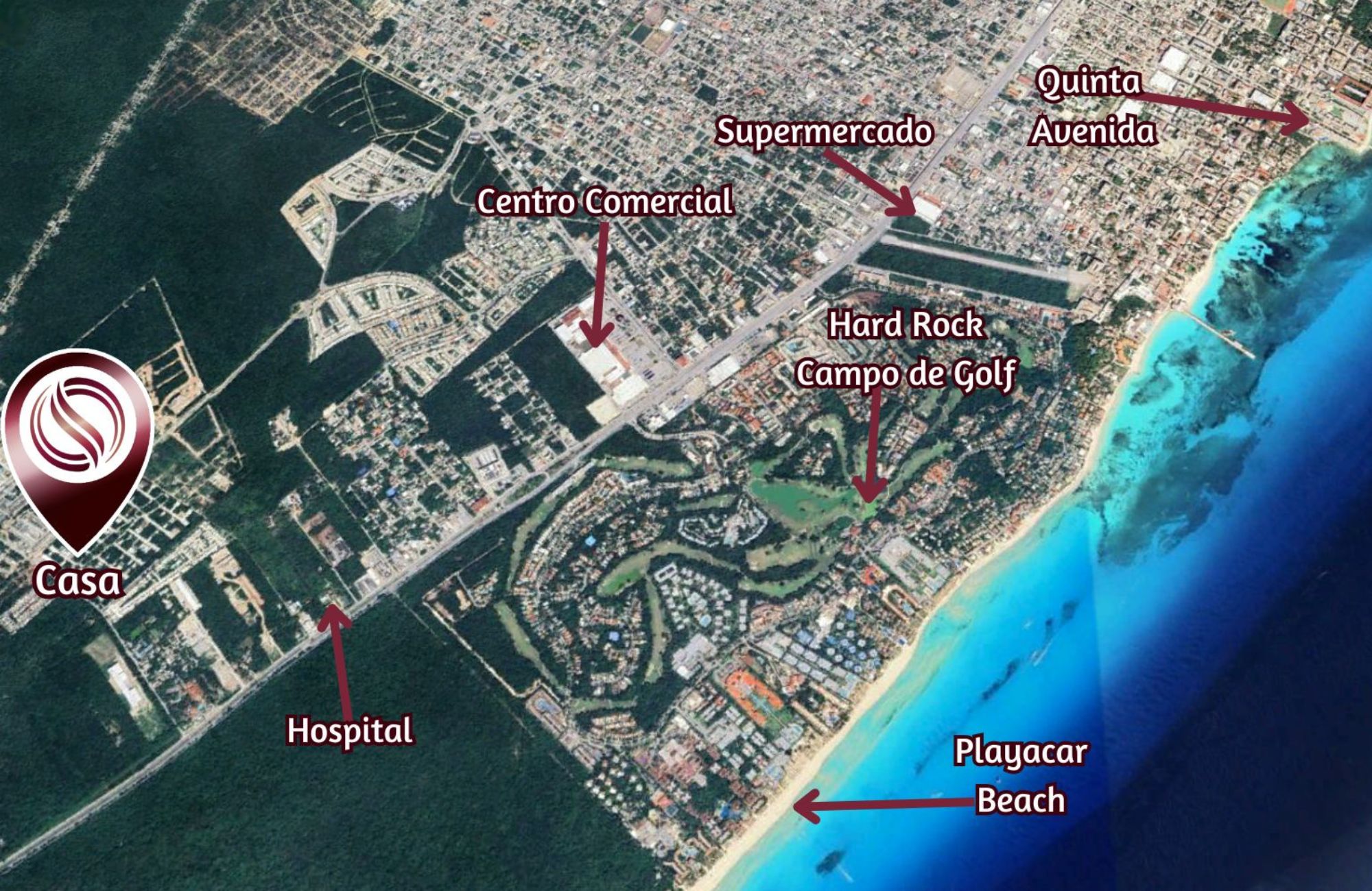 Oceanfront villa, in luxury hotel, exclusive amenities in Punta Venado, Playa del Carmen.