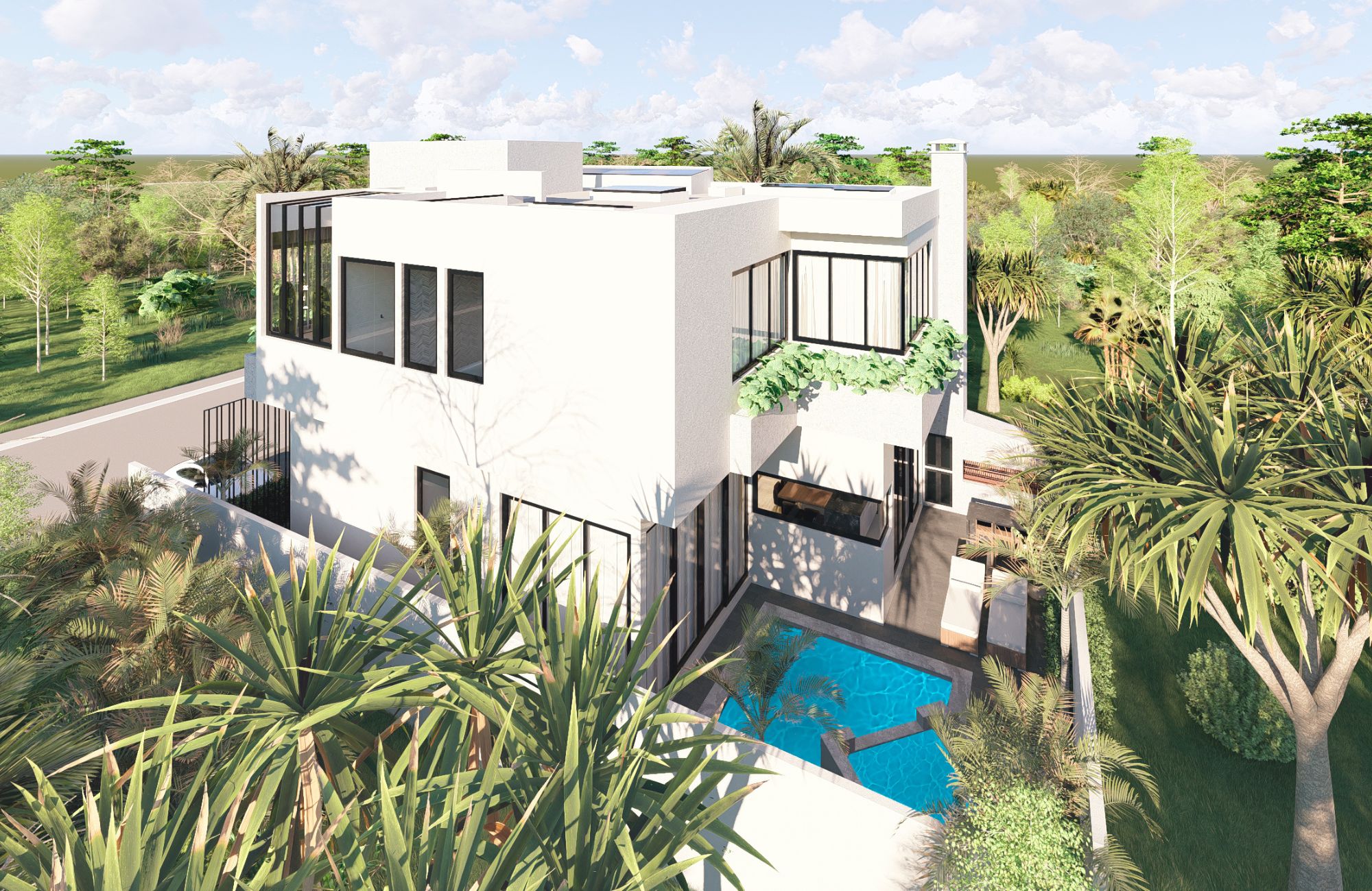 Oceanfront villa, in luxury hotel, exclusive amenities in Punta Venado, Playa del Carmen.