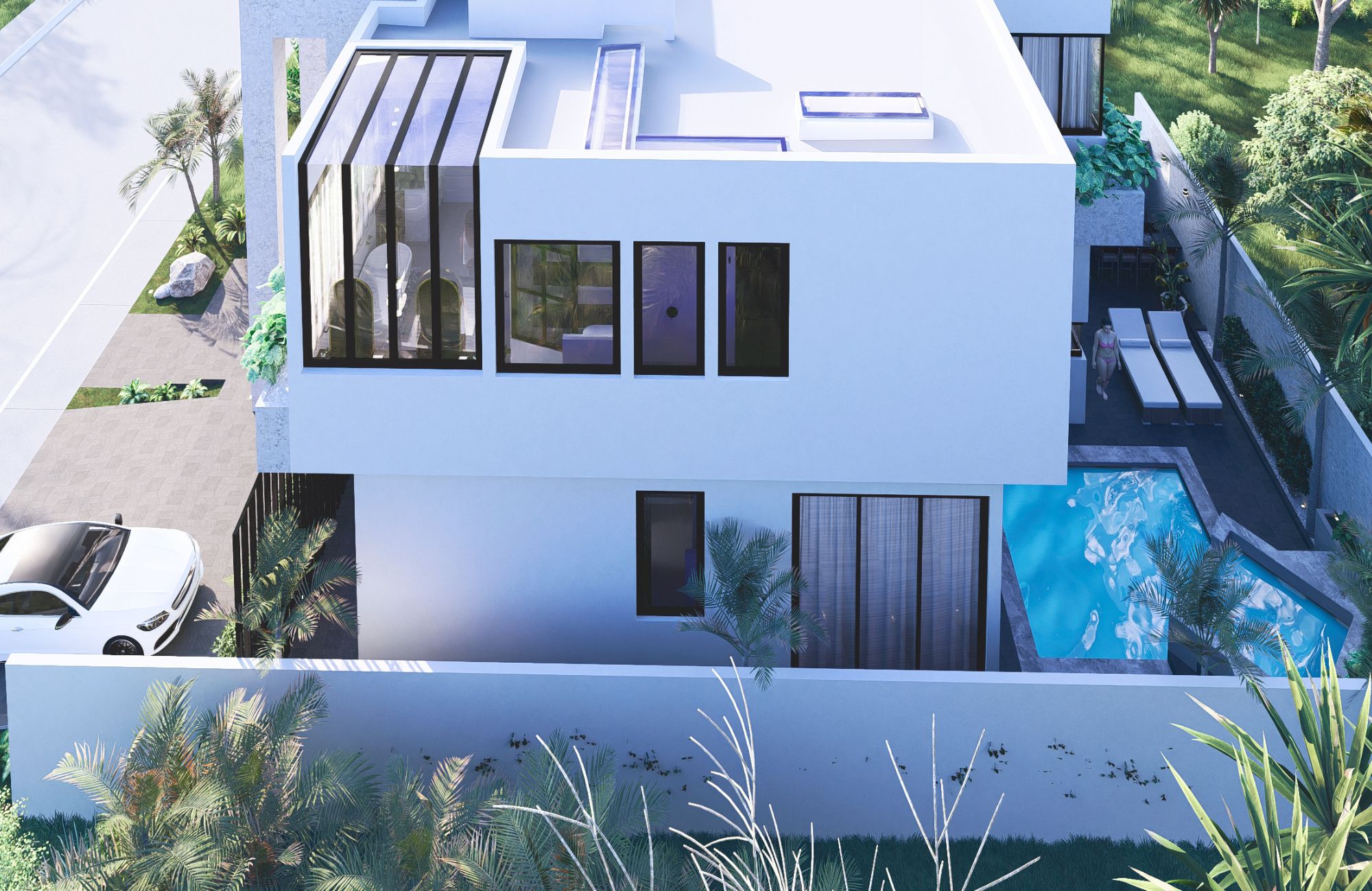 Oceanfront villa, in luxury hotel, exclusive amenities in Punta Venado, Playa del Carmen.