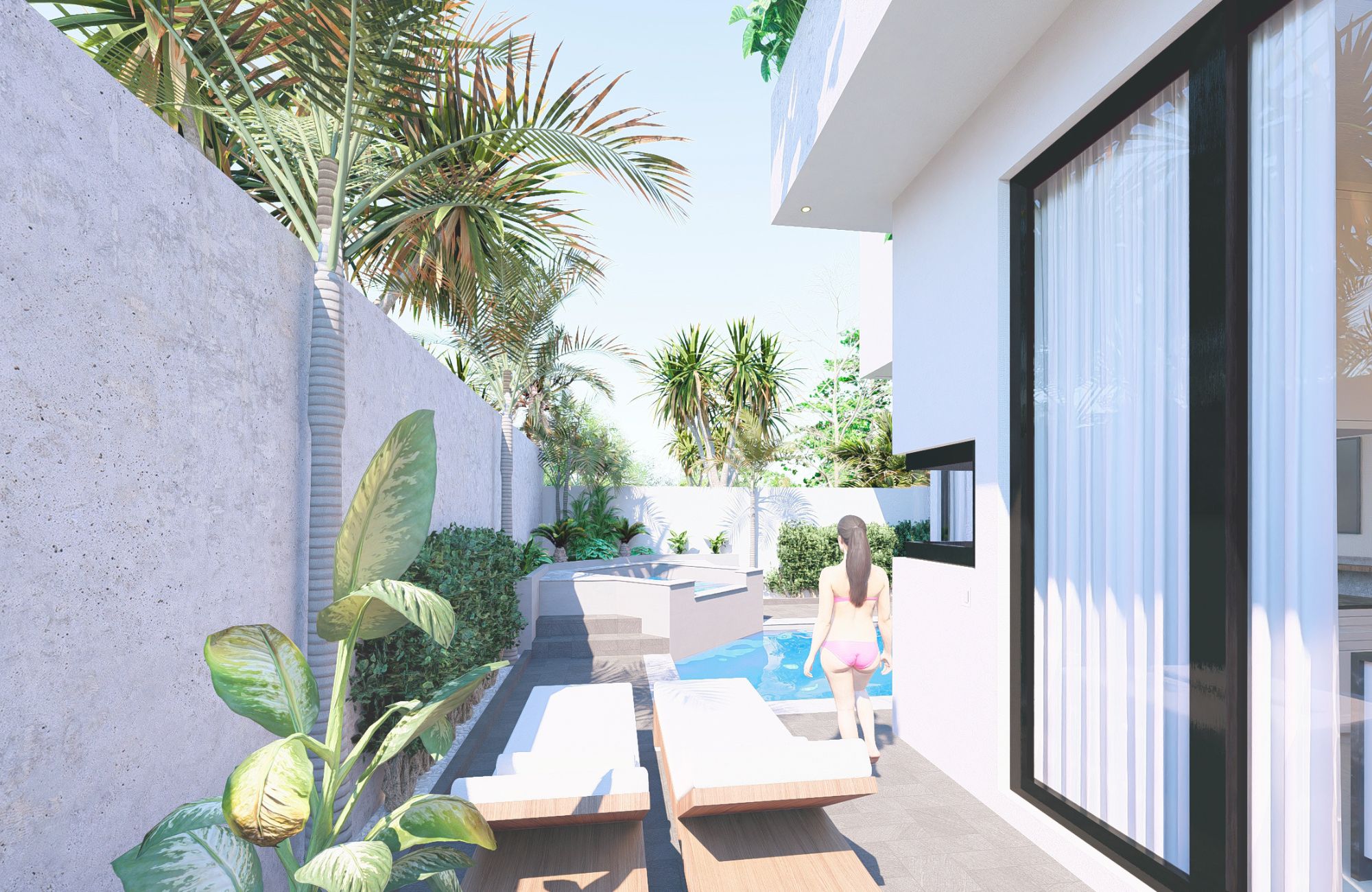 Oceanfront villa, in luxury hotel, exclusive amenities in Punta Venado, Playa del Carmen.