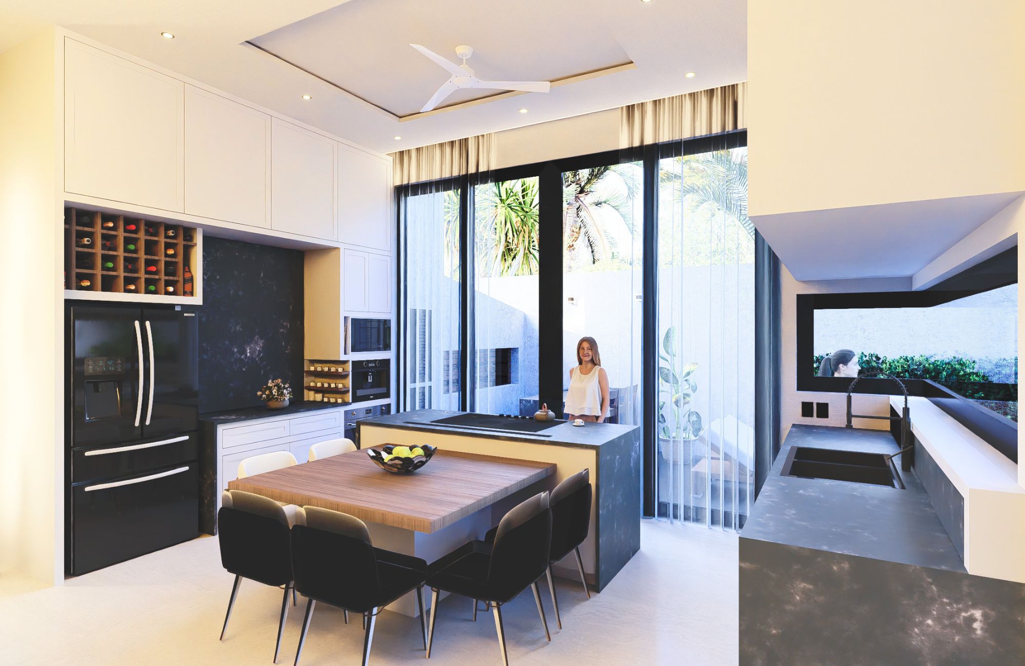 Oceanfront villa, in luxury hotel, exclusive amenities in Punta Venado, Playa del Carmen.