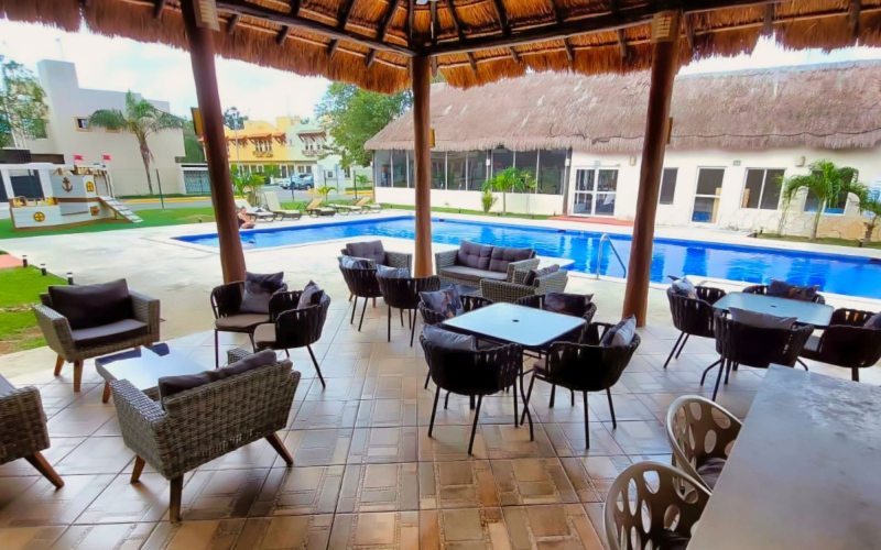 Furnished condo on the 3rd floor with pool and recreational areas, for sale
