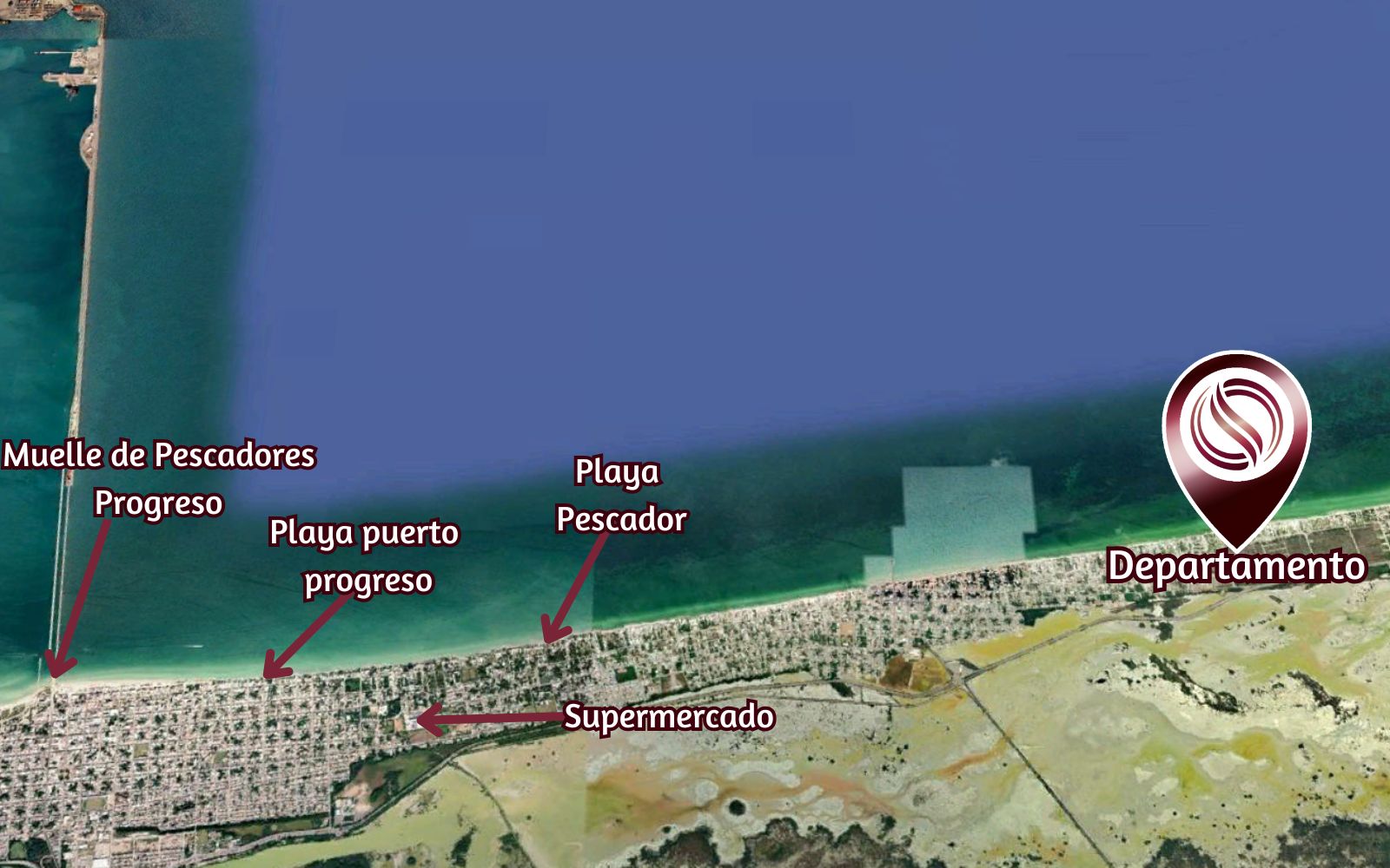 Pent Garden with terrace and green views for sale, Cabo Norte, M&eacute;rida