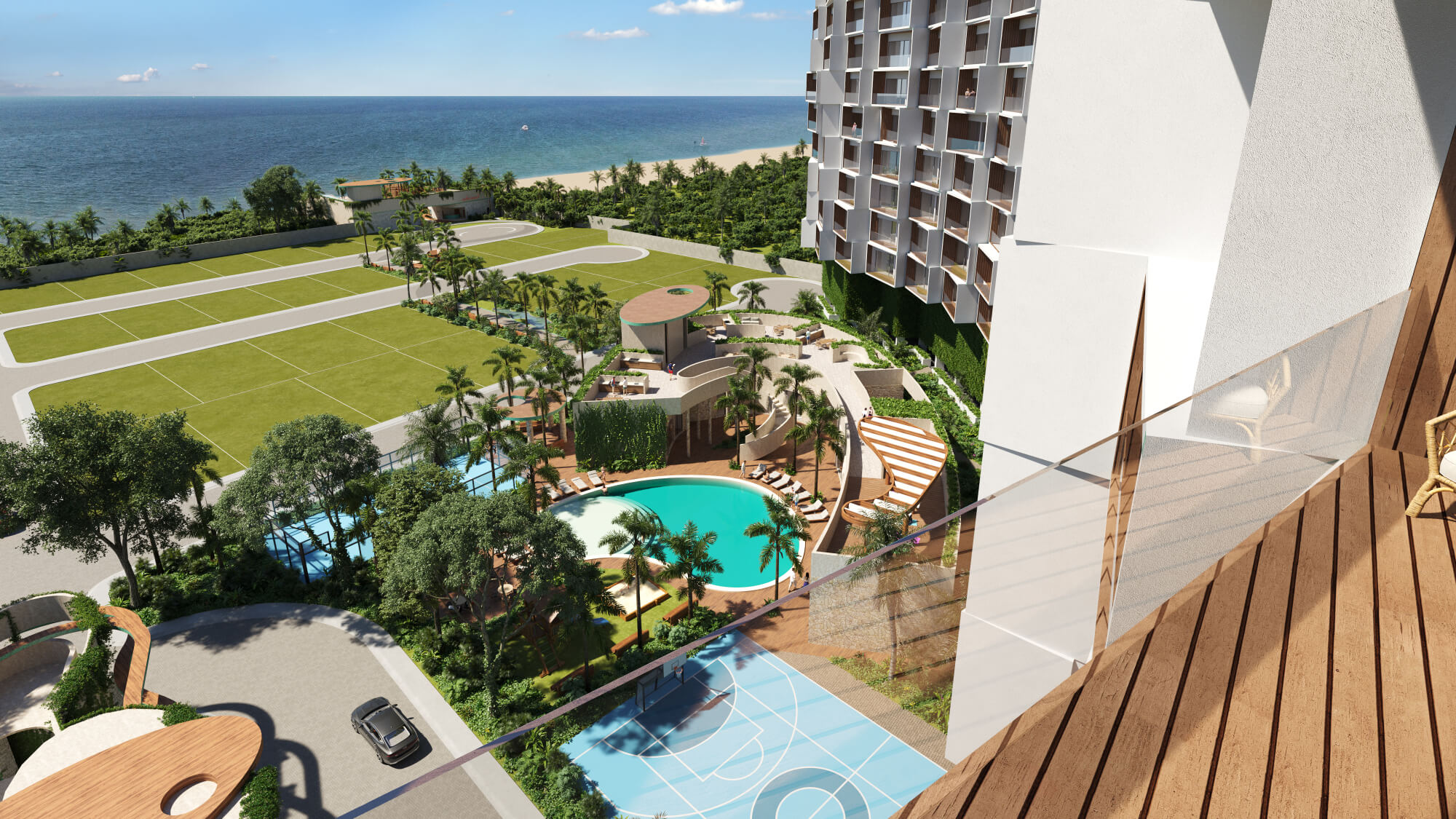 Pent Garden with terrace and green views for sale, Cabo Norte, M&eacute;rida