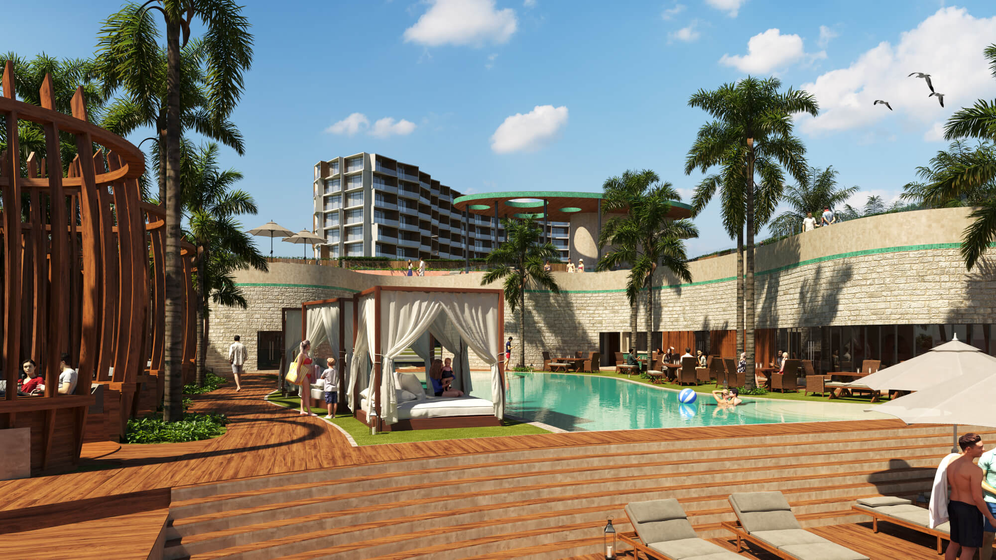 Pent Garden with terrace and green views for sale, Cabo Norte, M&eacute;rida