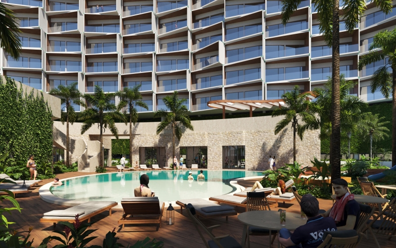 Penthouse with ocean view and kids playroom for sale