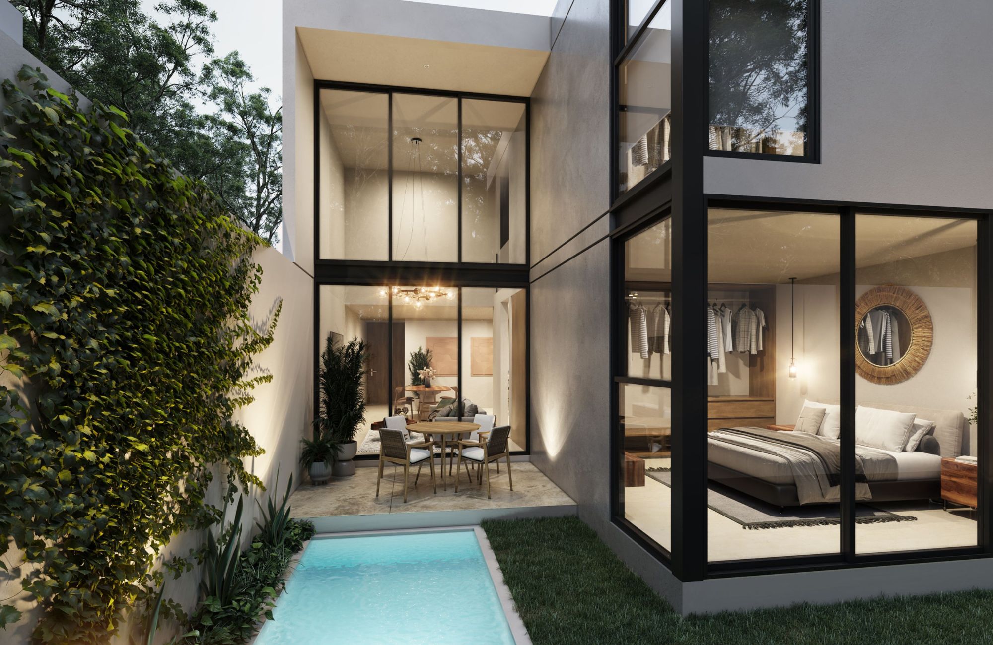 House for Sale with Private Garden, Cholul, M&eacute;rida
