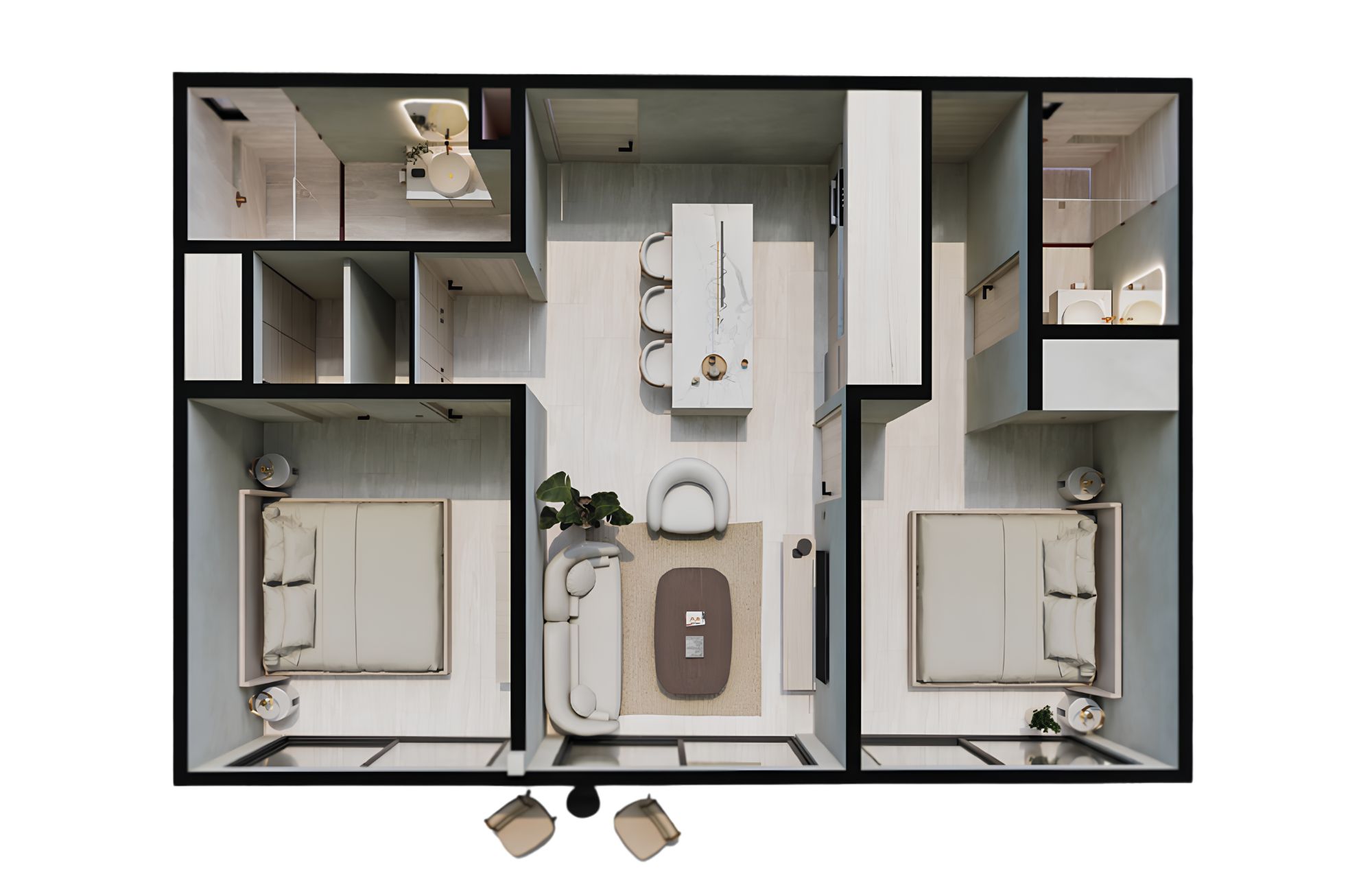Condo con jard&iacute;n, y alberca privada, Zona grill venta, Playacar, Playa del Carmen