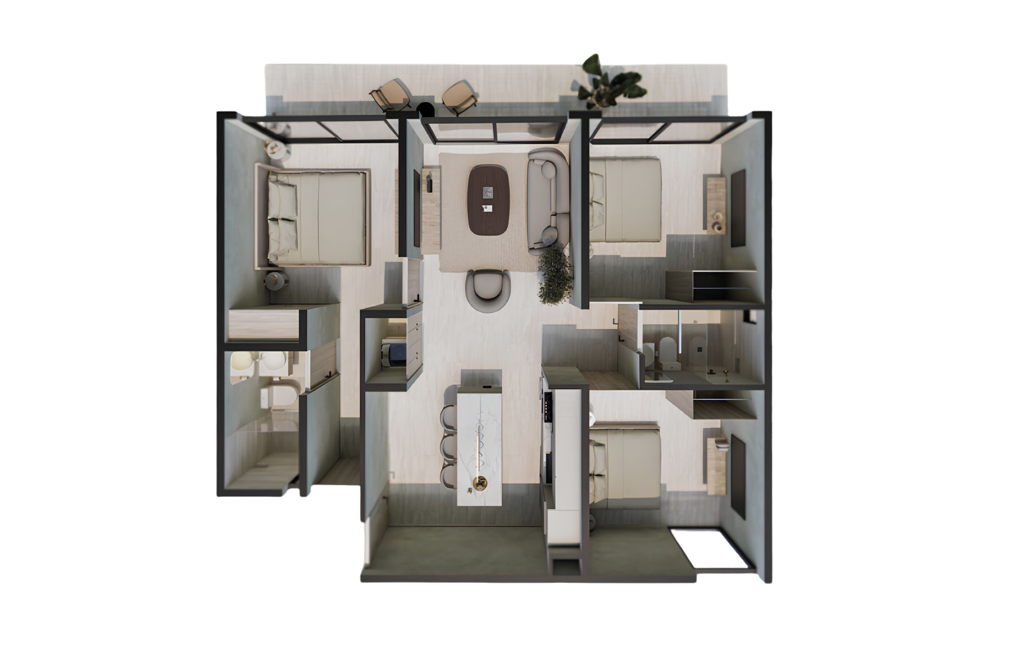 Contemporary Design Loft in a Private Community for Sale